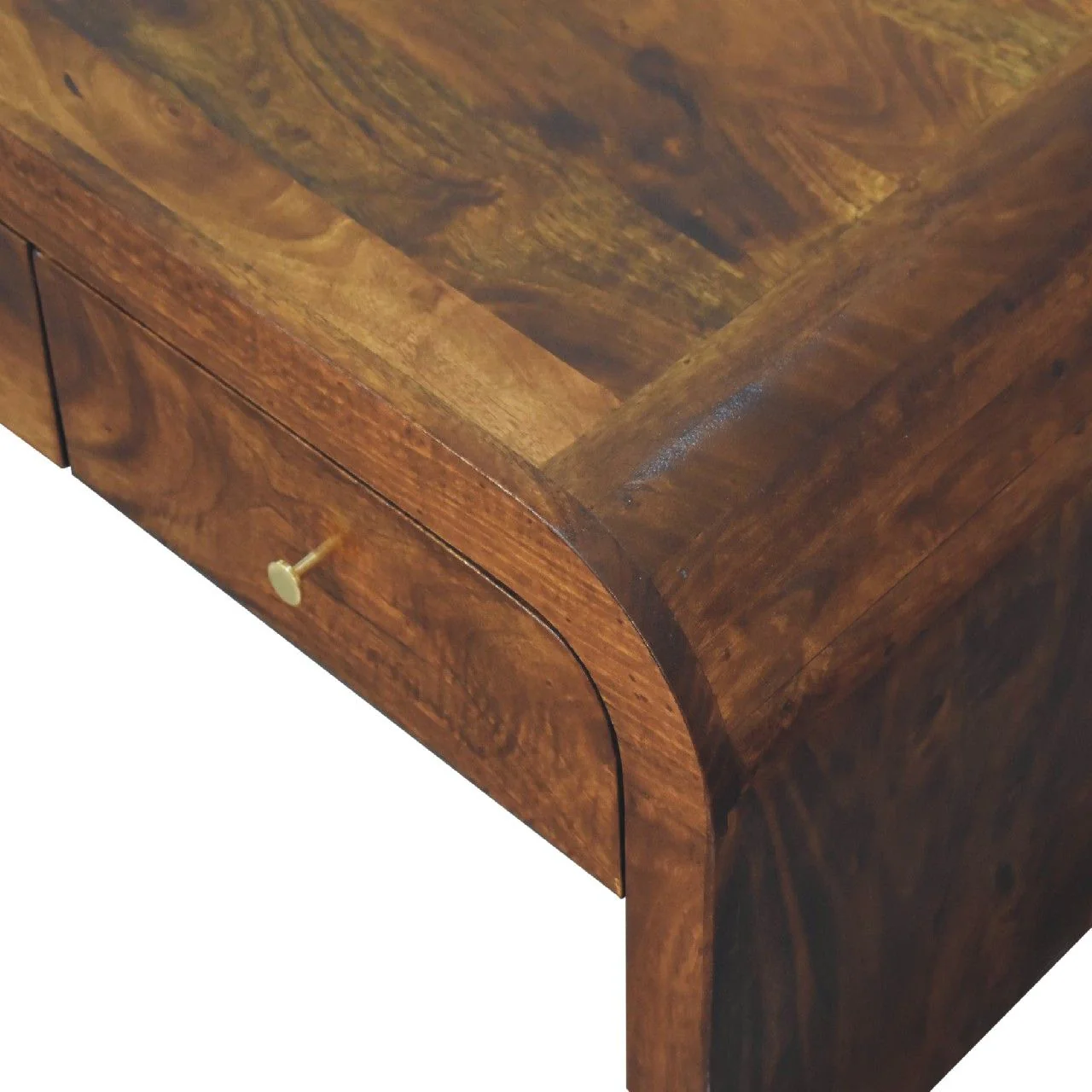 Darcy - Coffee Table, 2 Drawer - Chestnut - Image 2