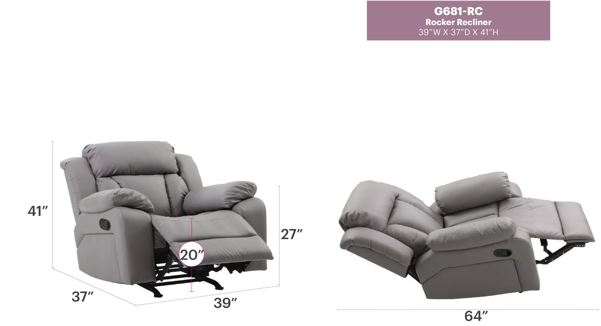 Comfortable Rocking Motion Recliner - Image 21