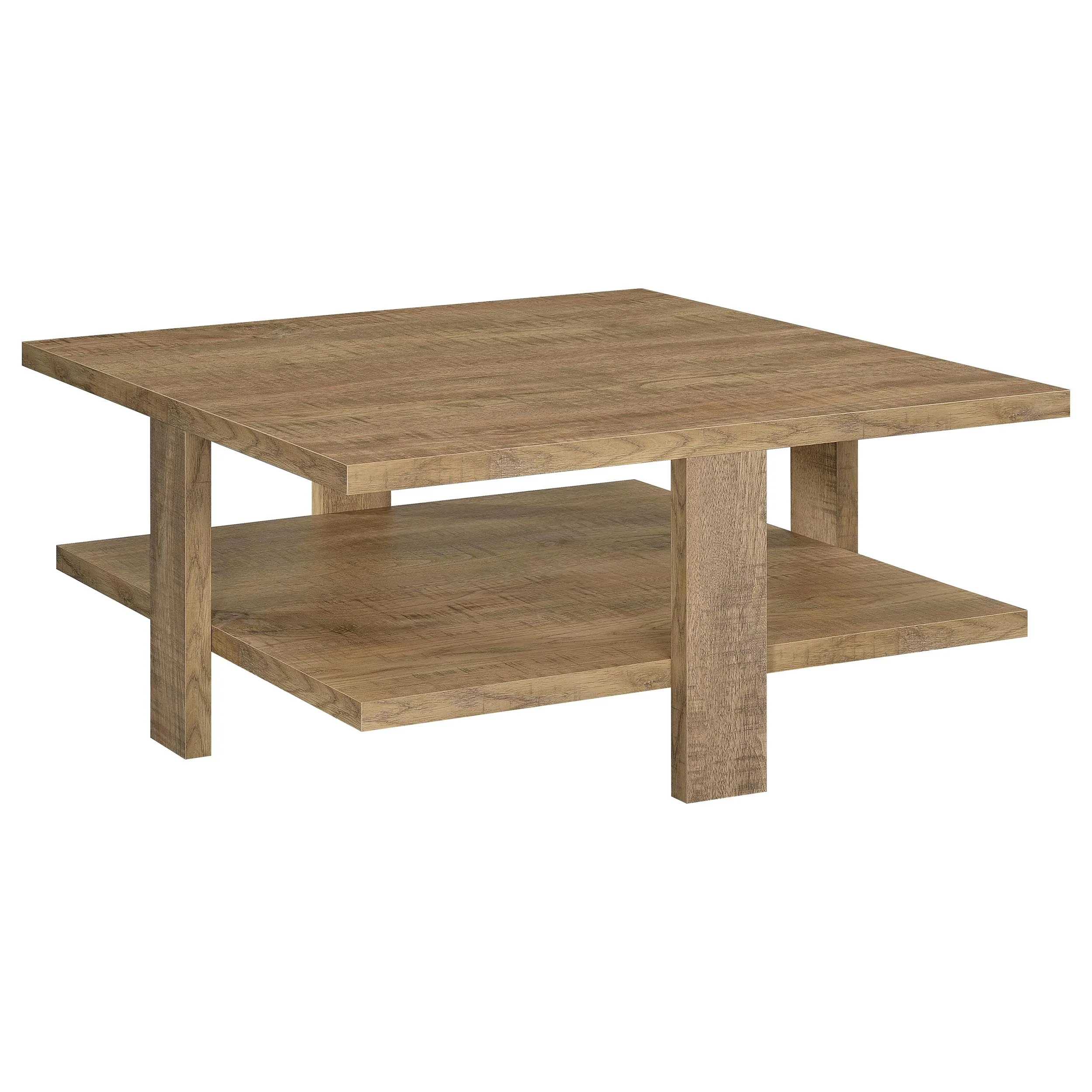 Dawn 2-Piece Round Coffee and End Table Set Mango Brown - Image 10