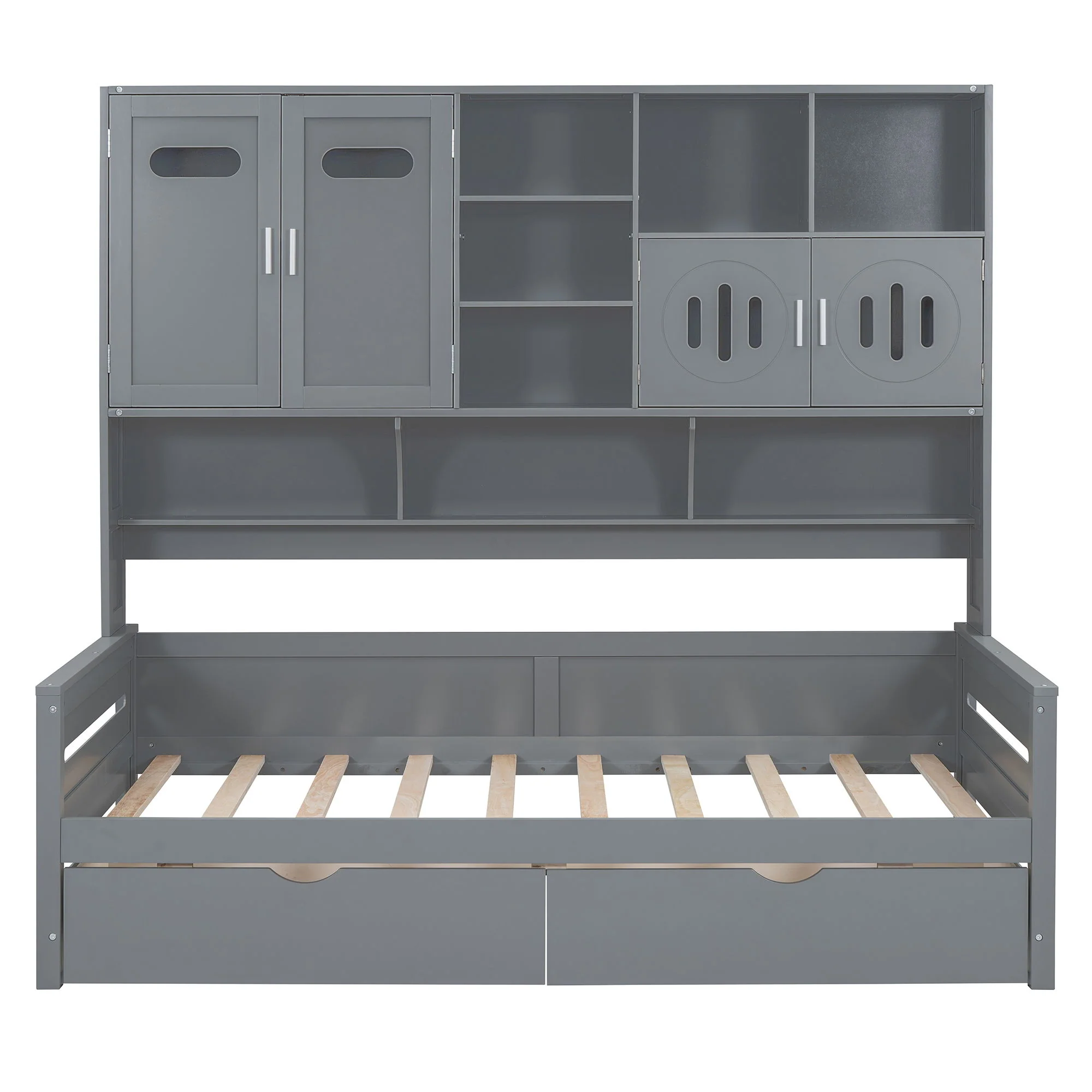 Daybed With All-In-One Cabinet And Shelf - Image 71