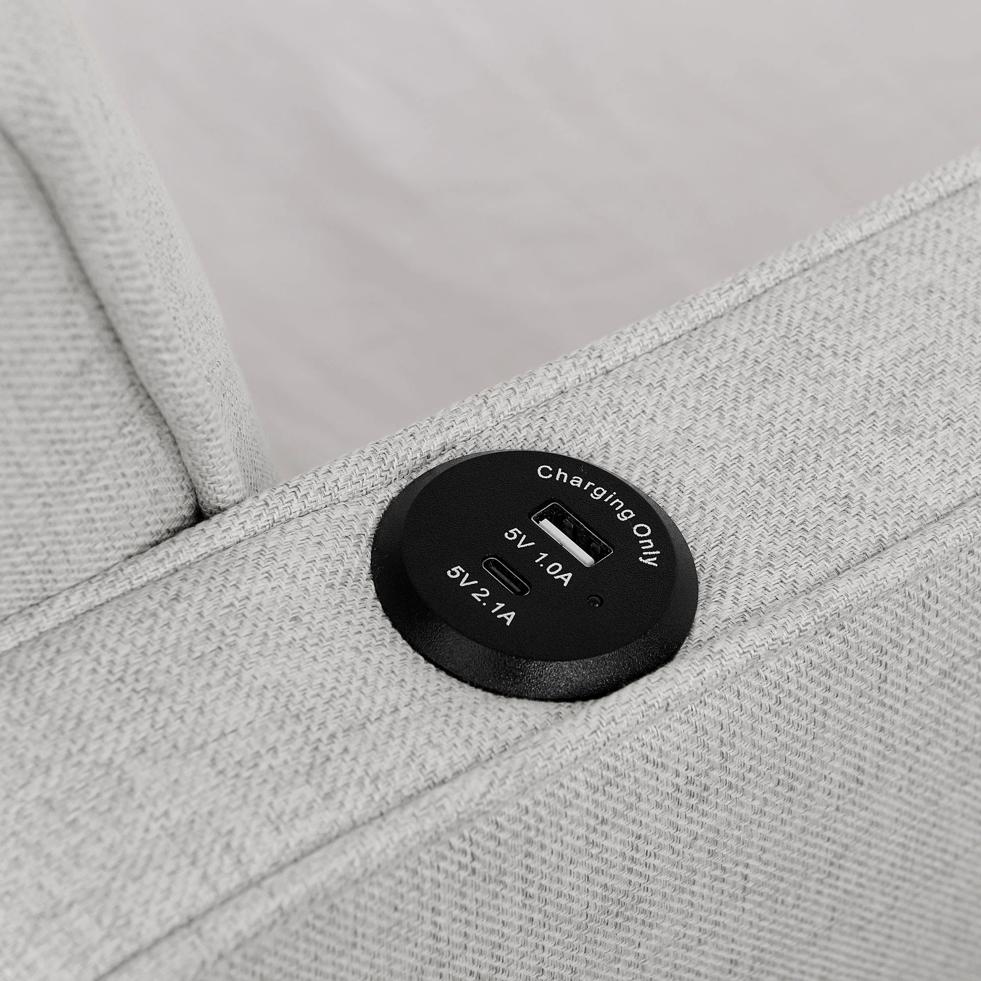 Daybed With Pop Up Trundle And USB Charging Armrest - Image 14