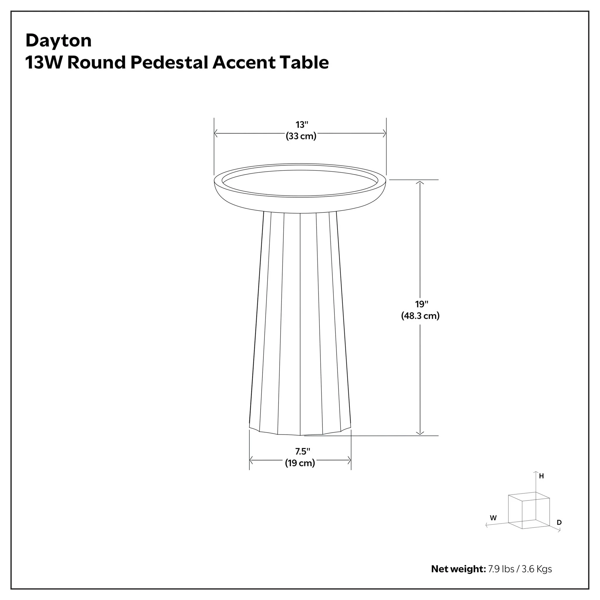 Dayton - Handcrafted Wooden Accent Table - Image 22