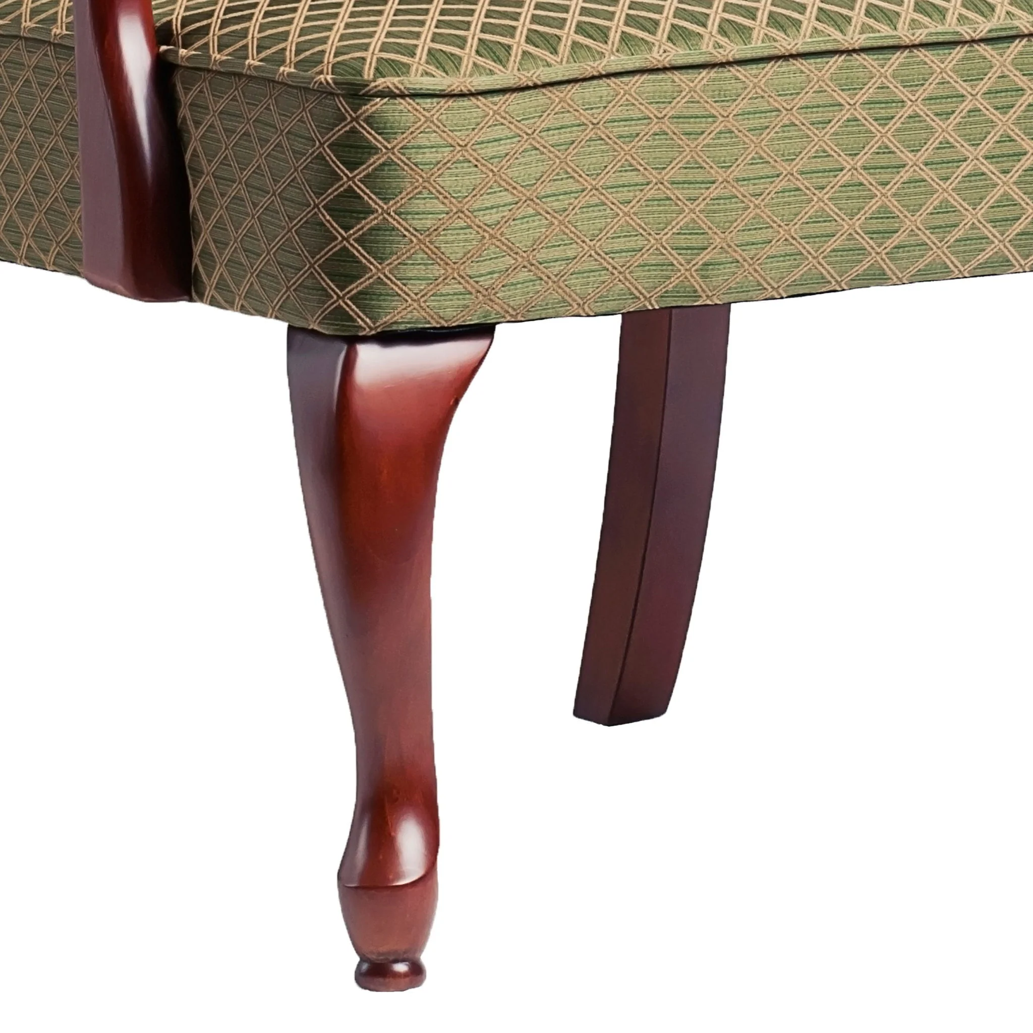 Delaney - Elegant Gooseneck Arm Chair With High Back - Image 11