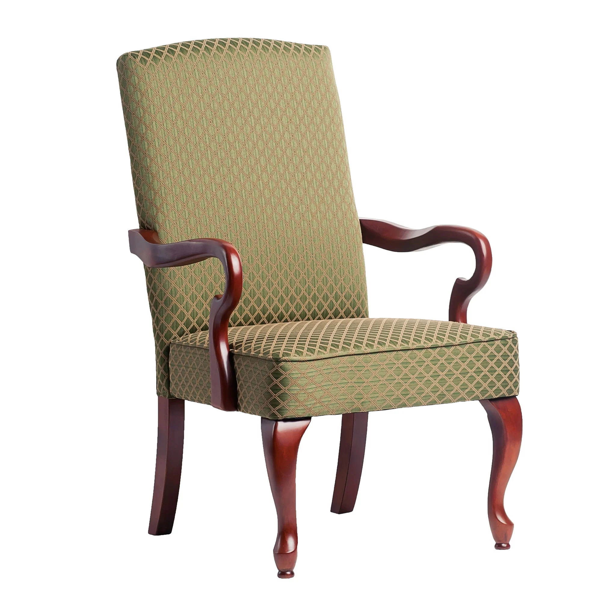 Delaney - Elegant Gooseneck Arm Chair With High Back - Image 3