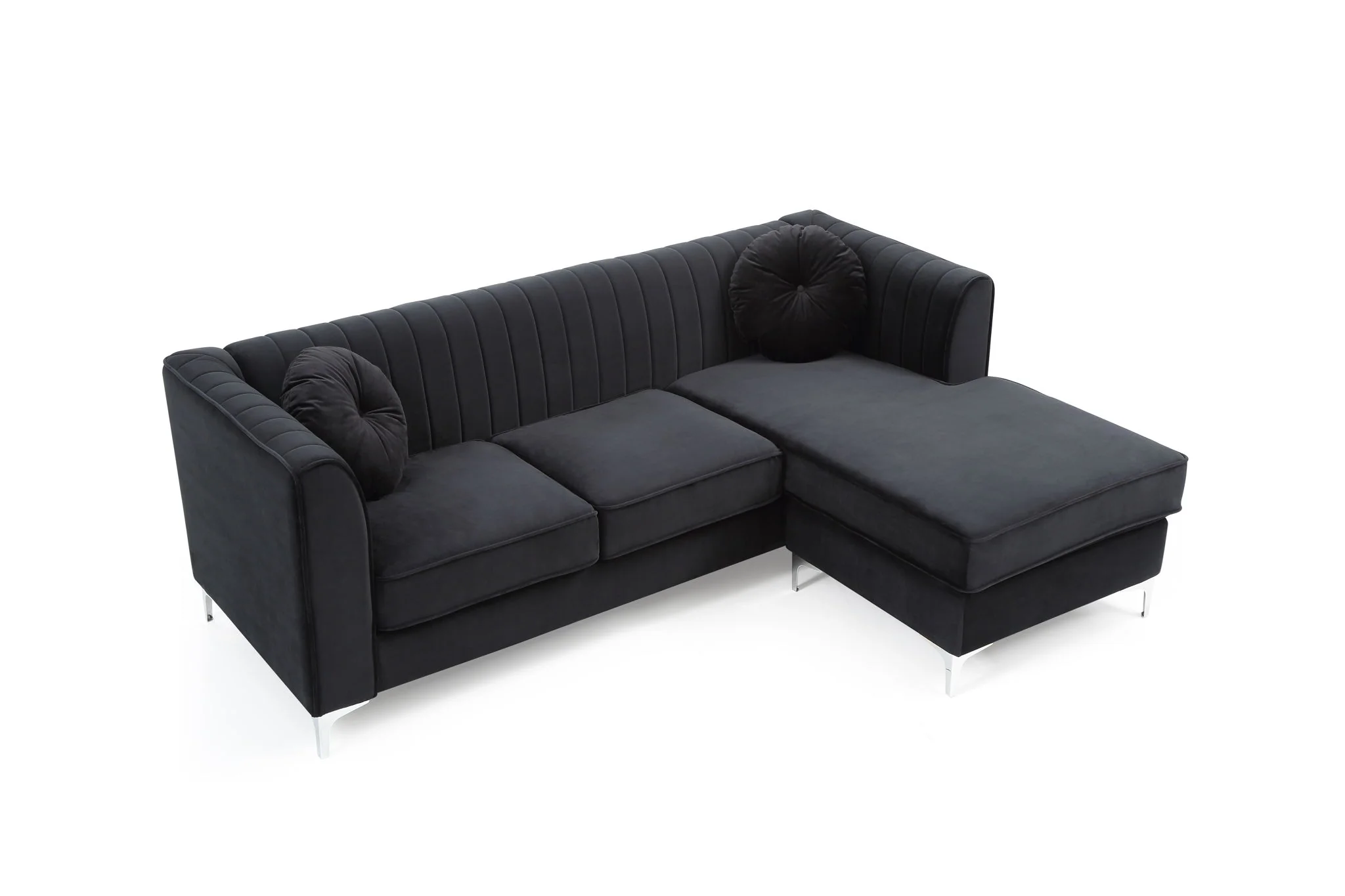 Delray - Micro Suede Sofa Chaise - Image 10