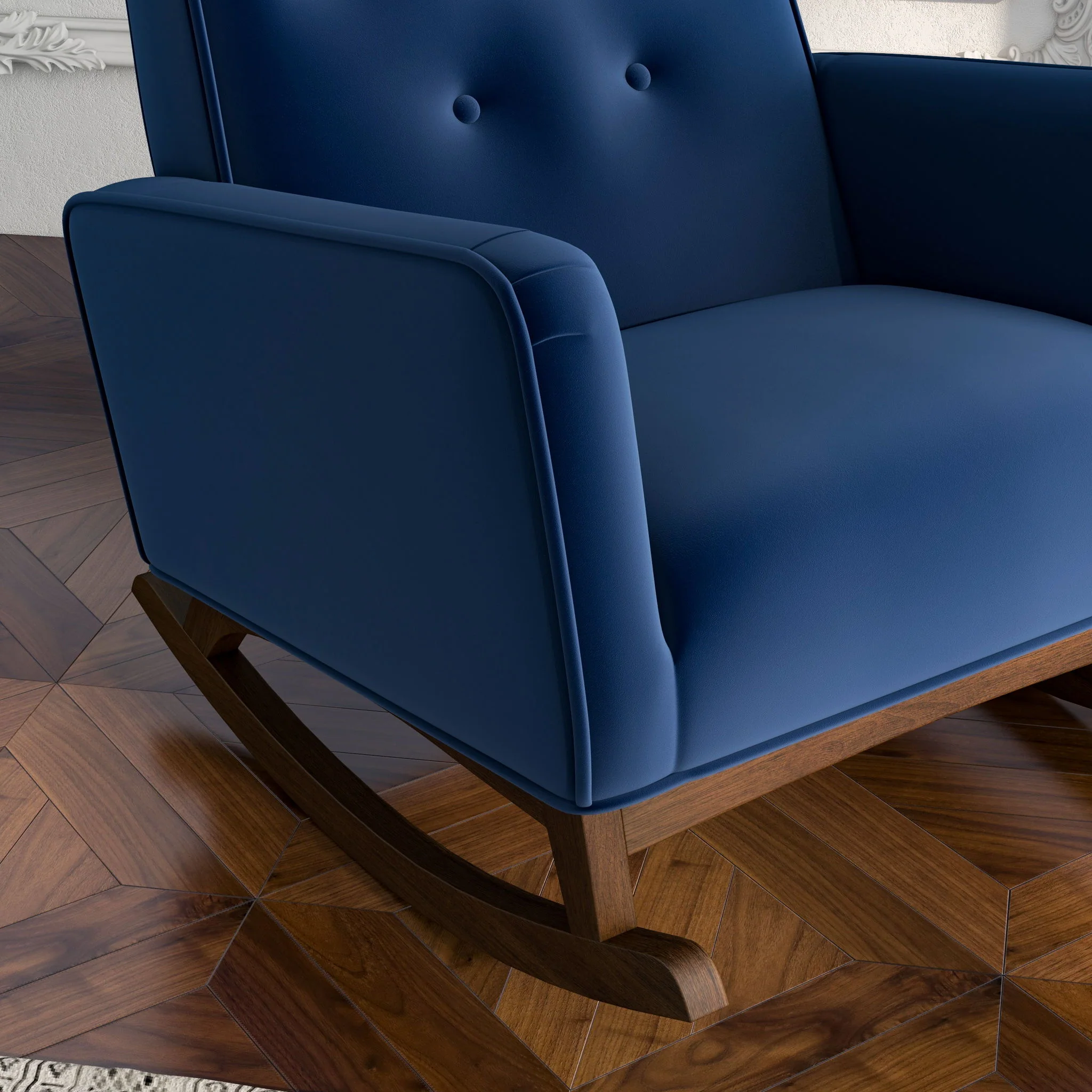 Demetrius - Solid Wood Rocking Chair - Image 12