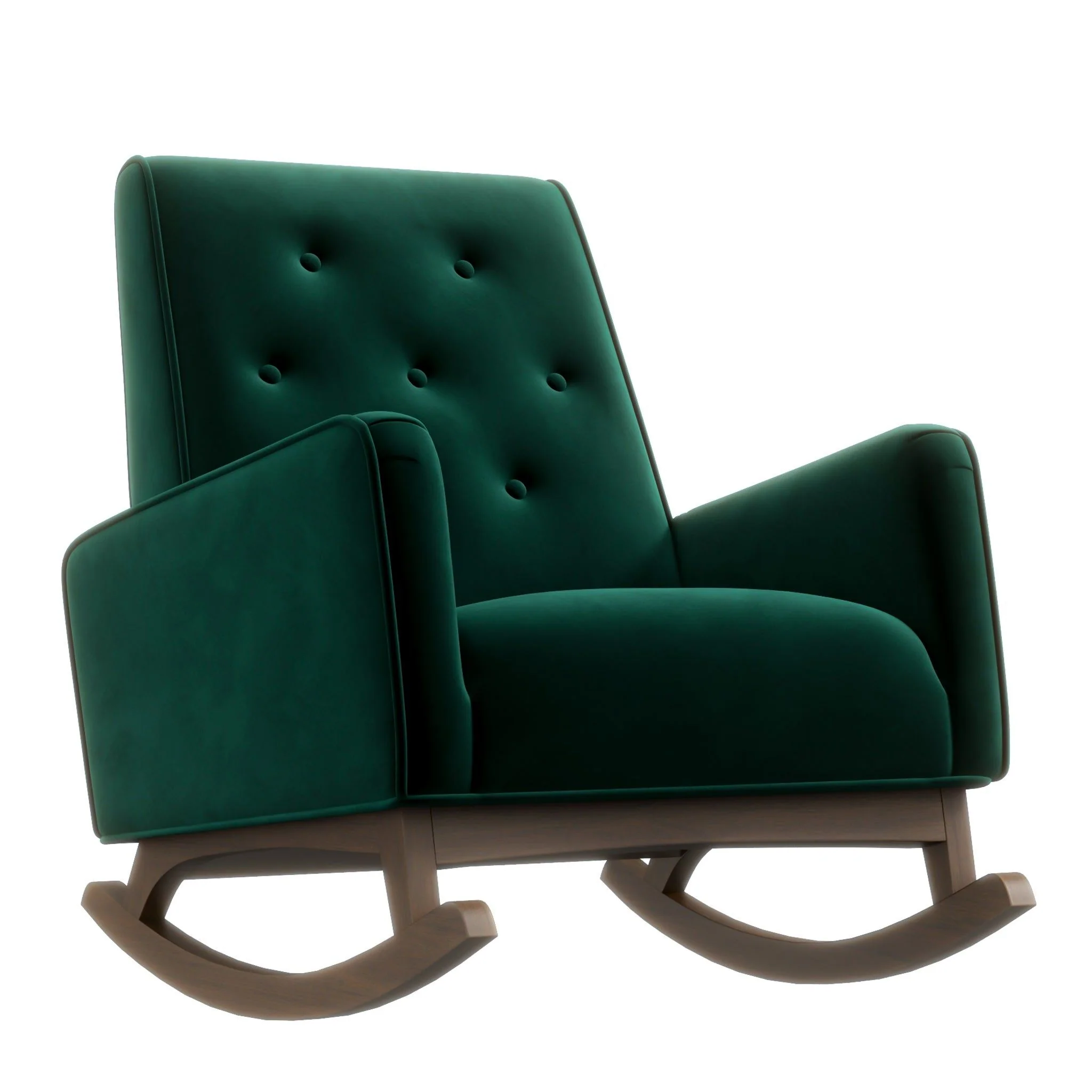 Demetrius - Solid Wood Rocking Chair - Image 5