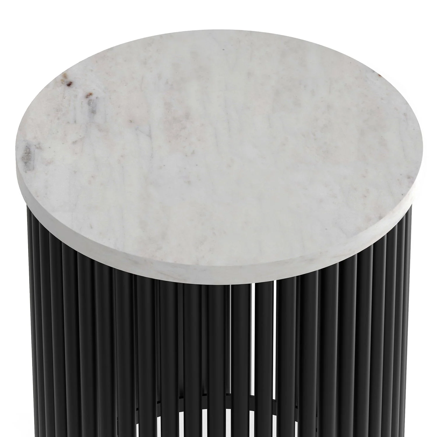 Demy - Handcrafted Metal Accent Table - Image 8
