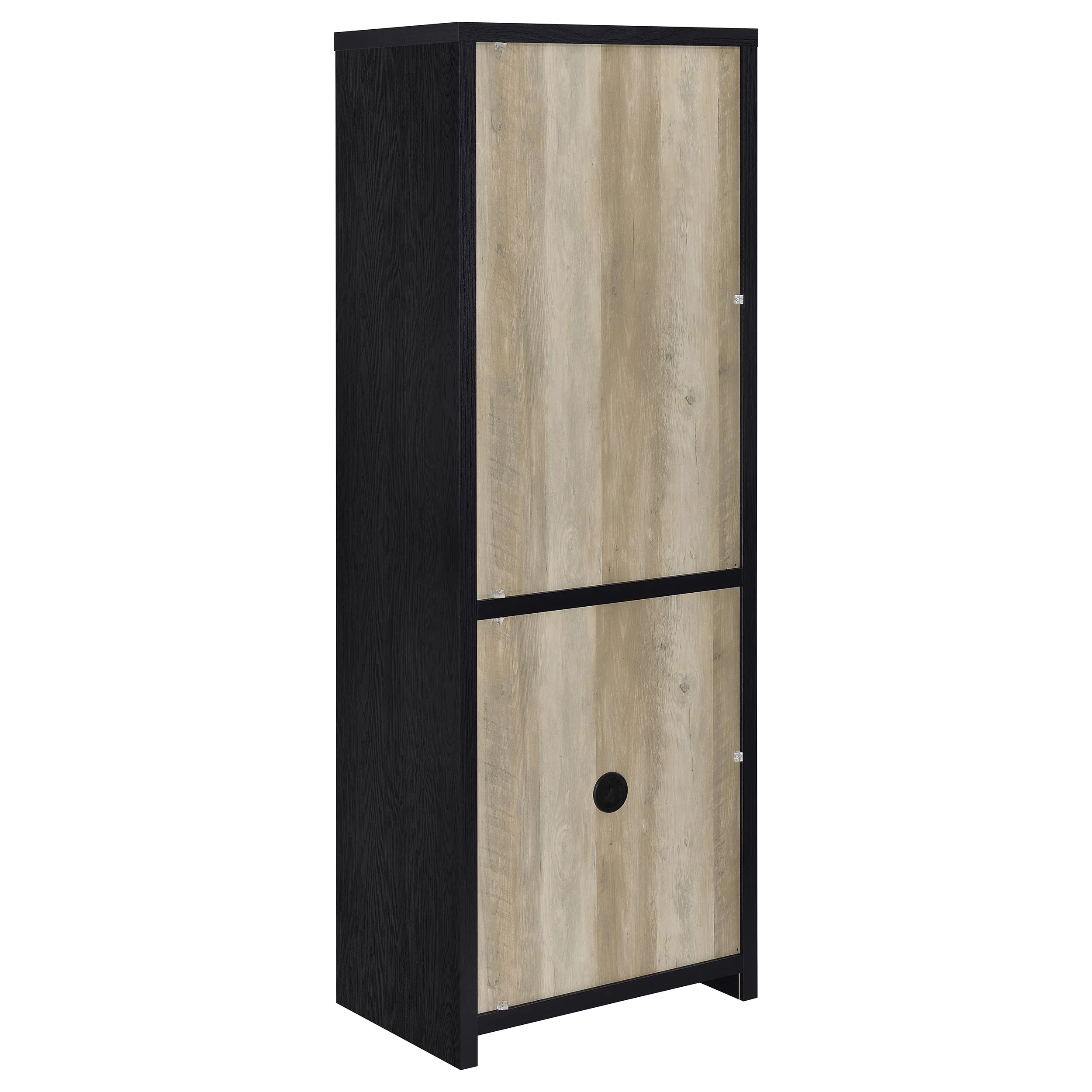 Denison 3-Piece Entertainment Center 79-Inch TV Stand Black - Image 12