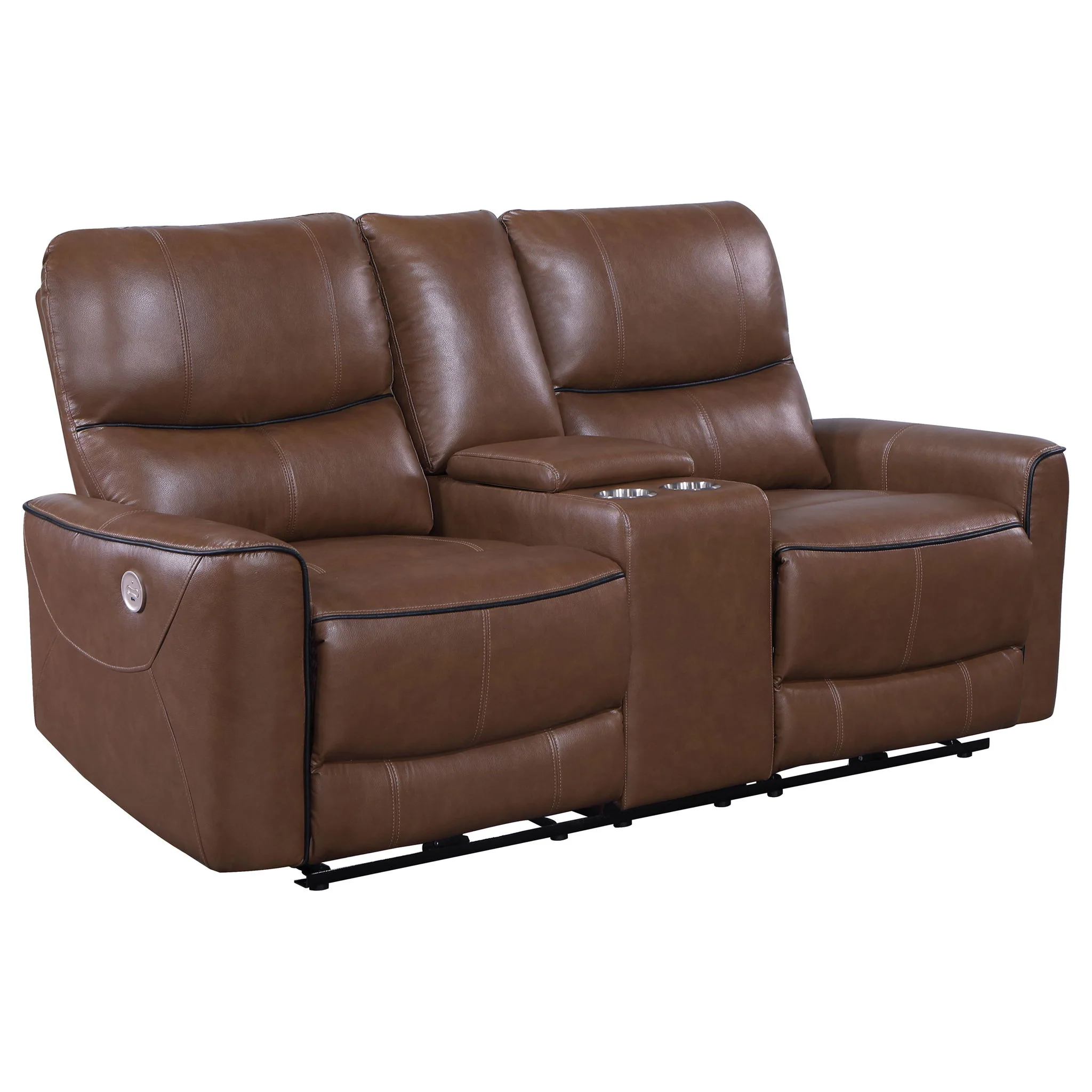 Denson - Power Reclining Loveseat With Console And USB Port - Image 2