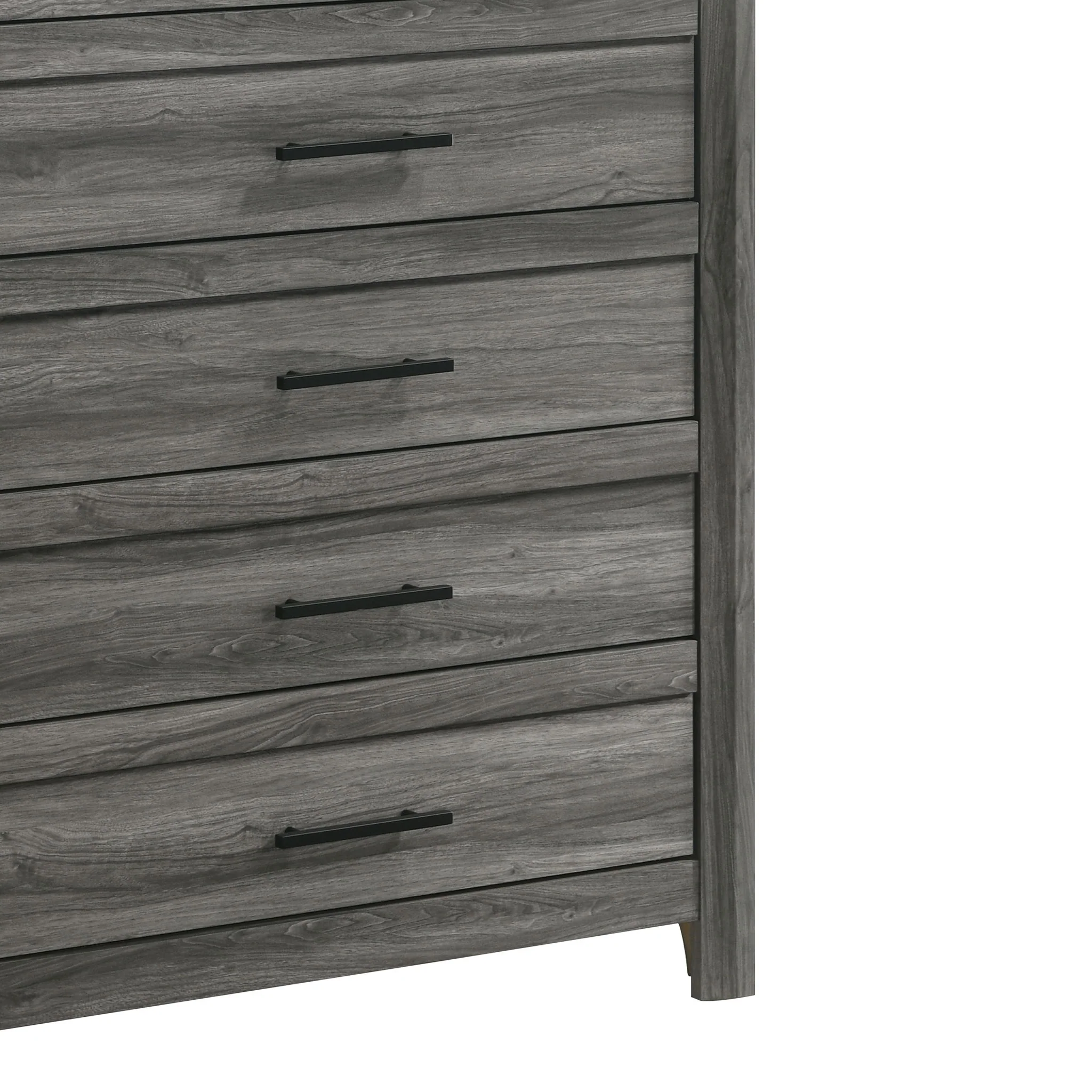 Denver - 5 Drawer Chest - Gray - Image 2