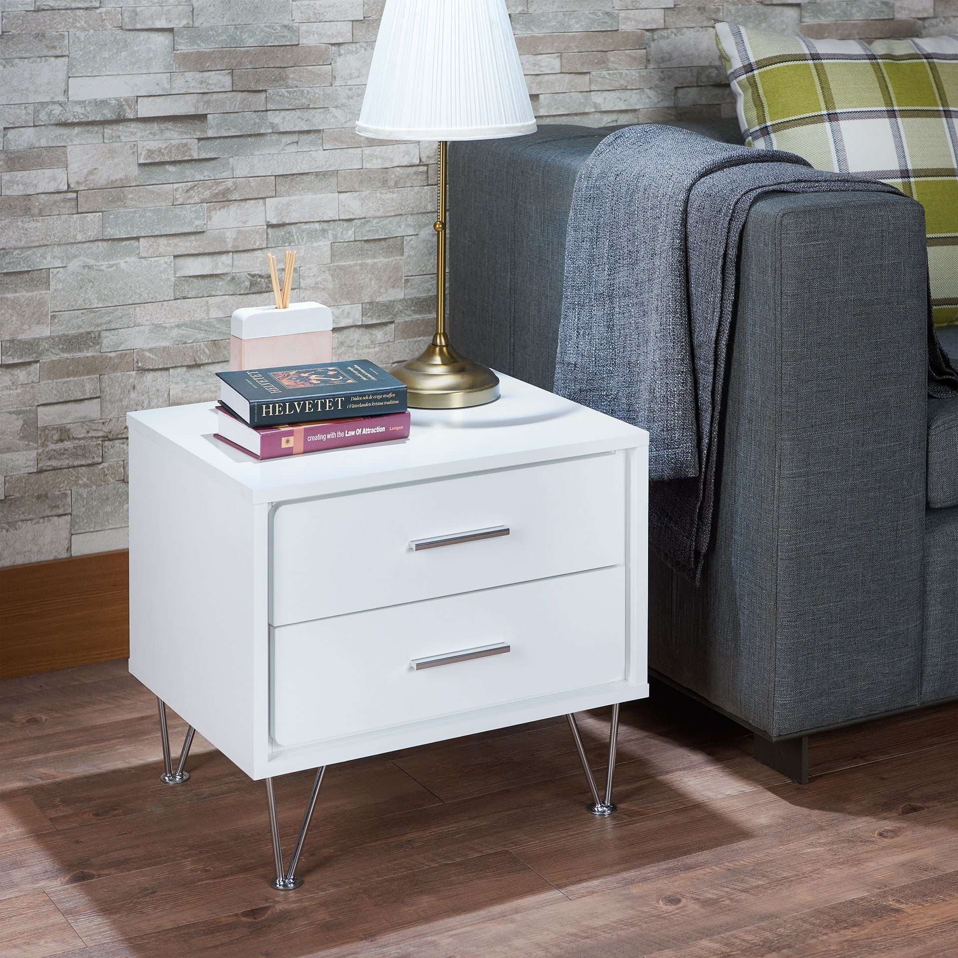 Deoss - Accent Table - White - Image 5