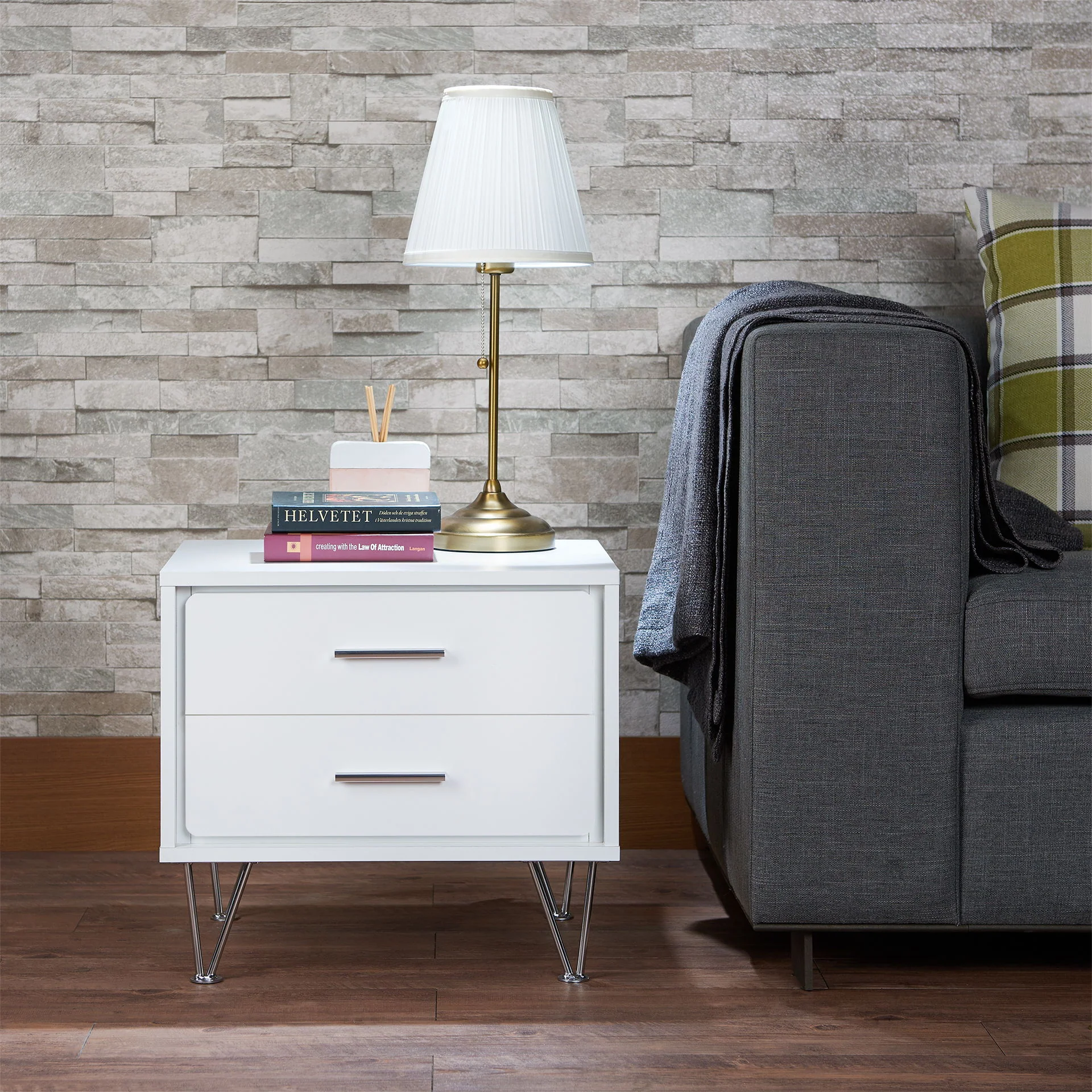 Deoss - Accent Table - White - Image 8
