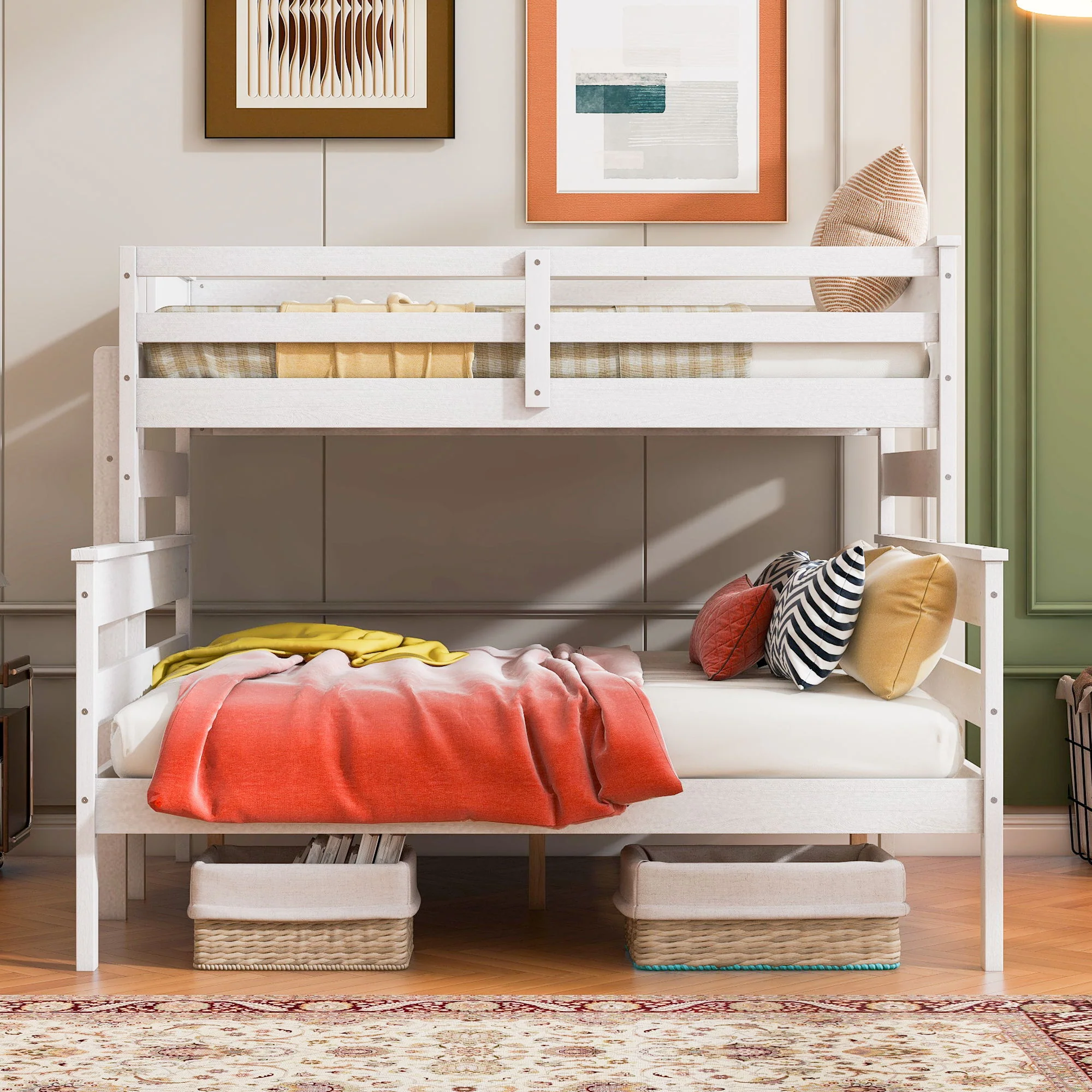 Detachable Design Bunk Bed With Ladder - Image 19