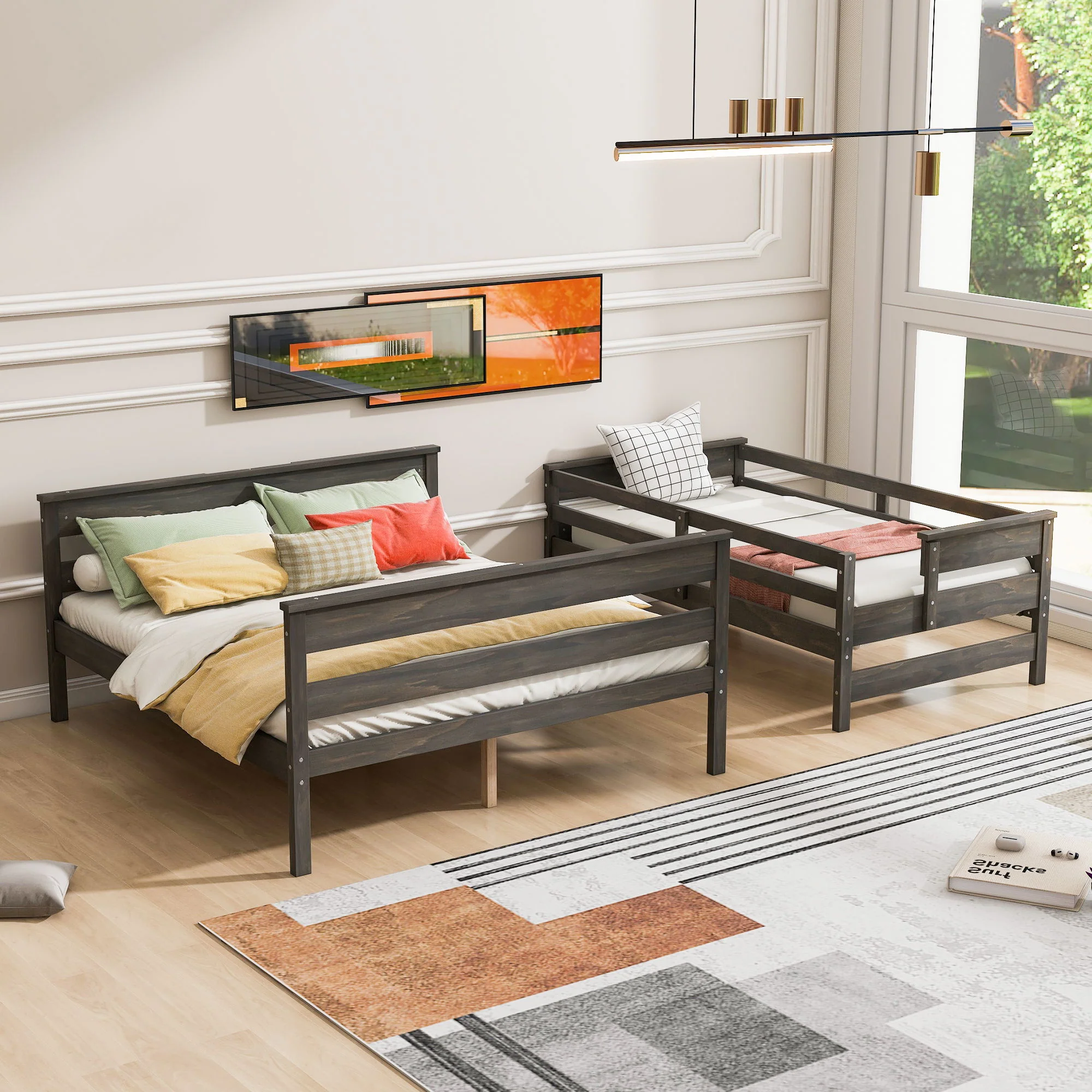 Detachable Design Bunk Bed With Ladder - Image 24