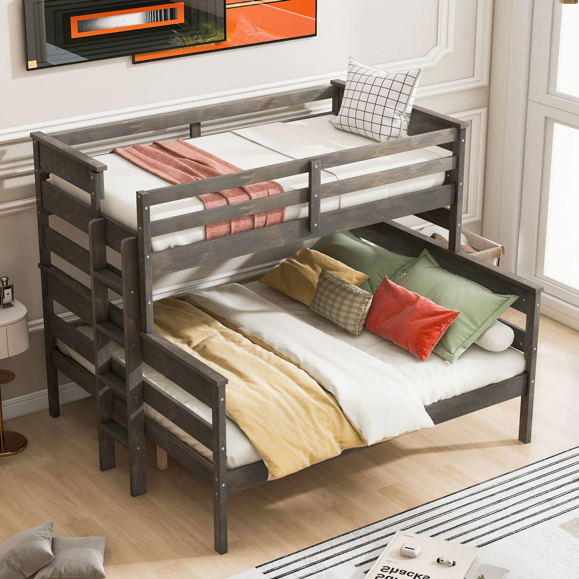 Detachable Design Bunk Bed With Ladder - Image 7