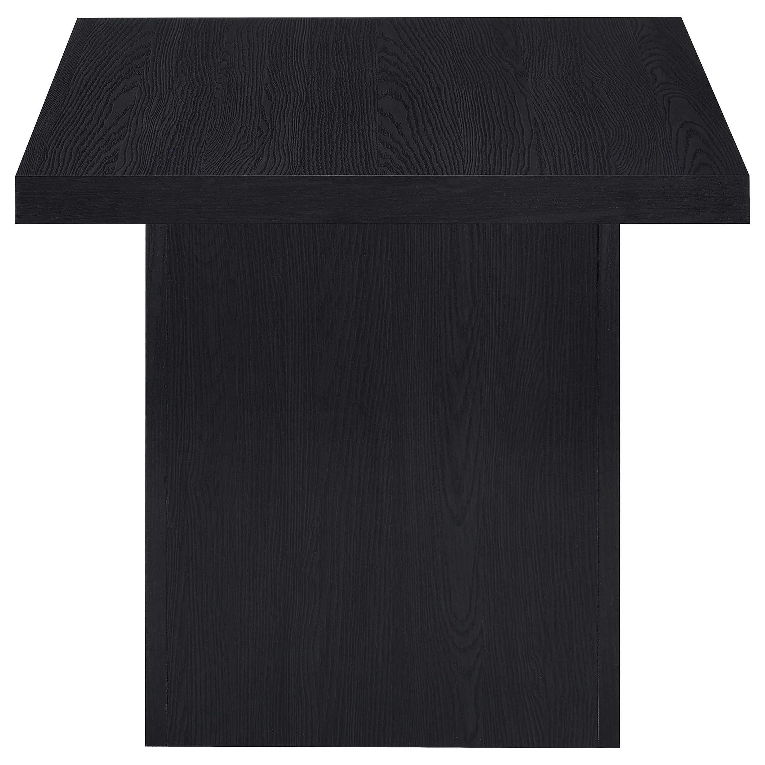 Devar 2-Piece Square Cocktail Coffee End Table Set Black - Image 10