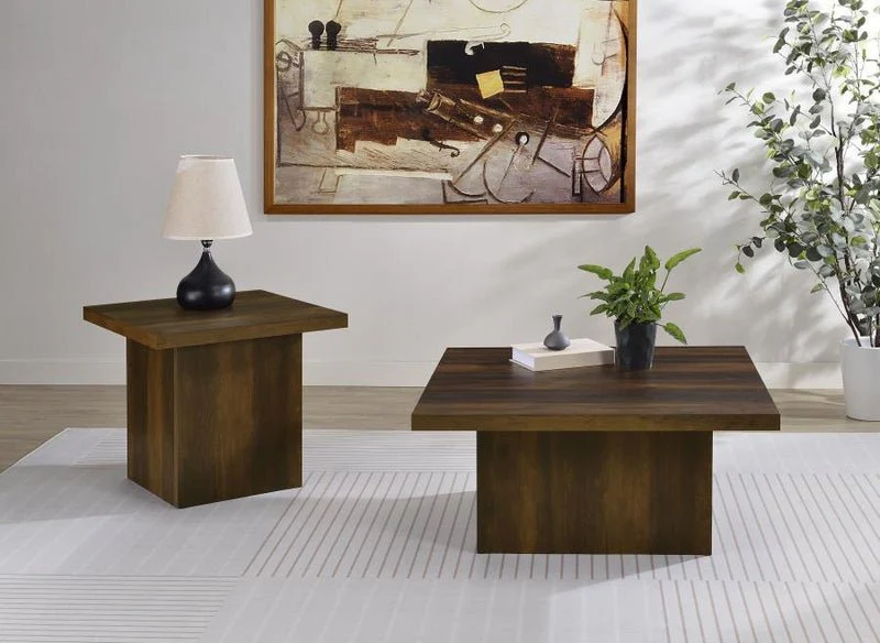 Devar Square Engineered Wood Coffee or End Table in Multiple Finishes - Image 12