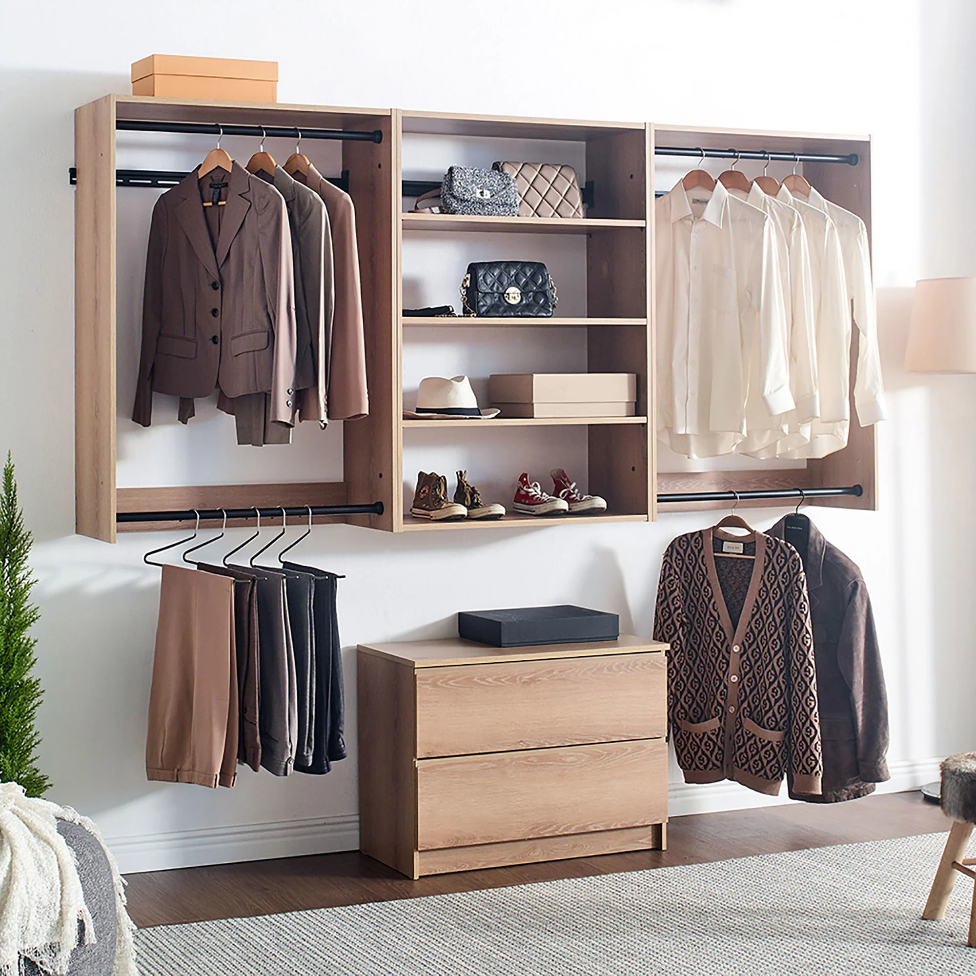 Devi - Wall Mounted Closet System, Modular Units - Image 11