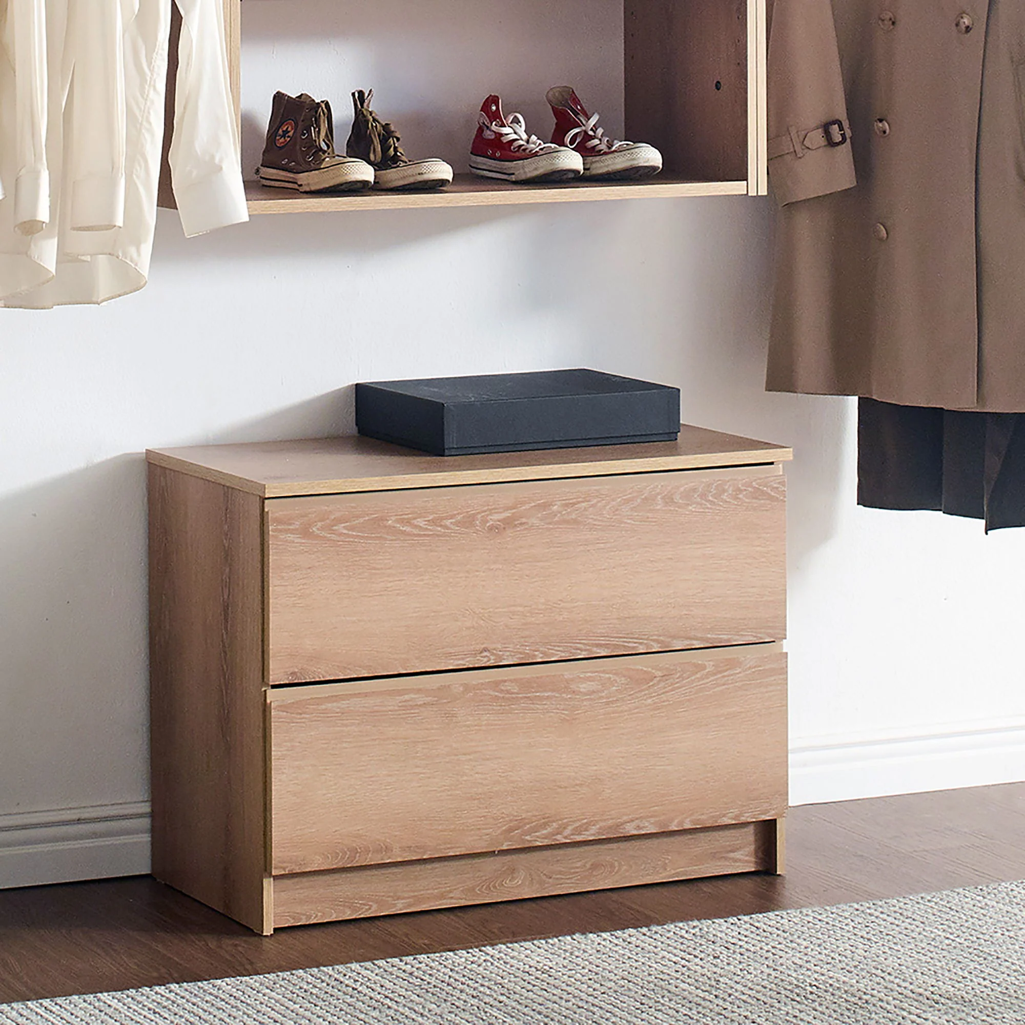 Devi - Wall Mounted Closet System With Modular Units - Image 11