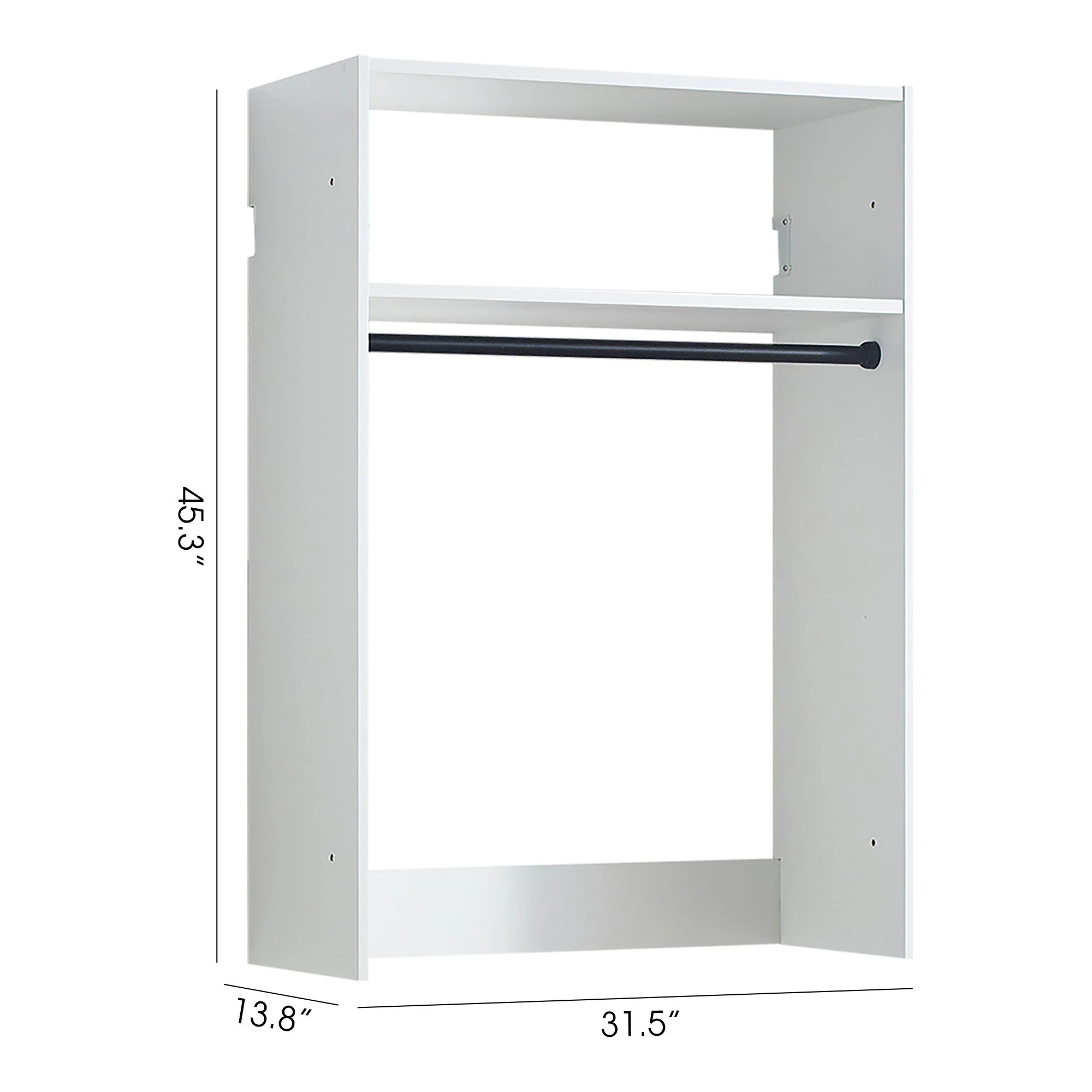 Devi - Wall Mounted Wood Closet System - Image 6