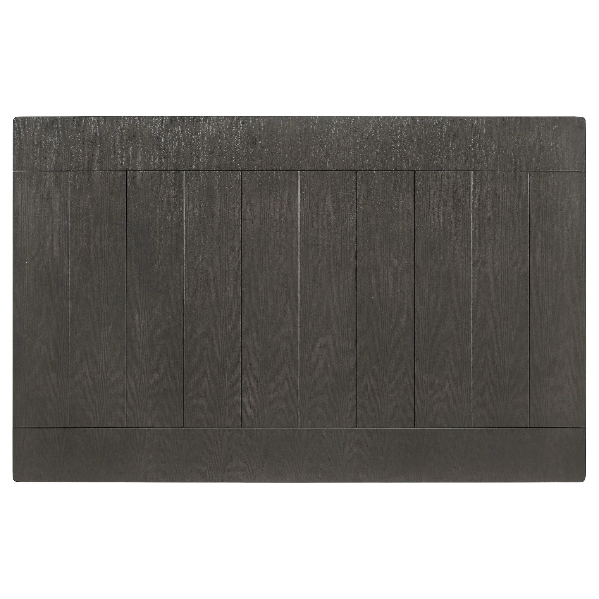 Dexter - Rectangular Plank Top Dining Table - Dark Gray - Image 5