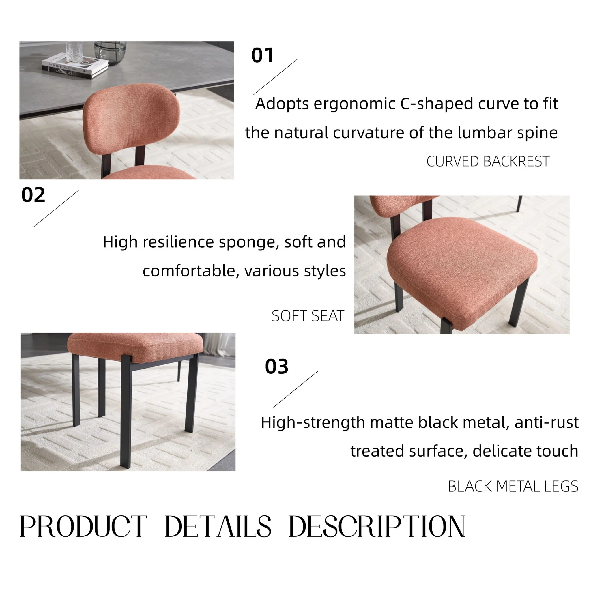 Dining Armless Chairs (Set of 2) - Image 14