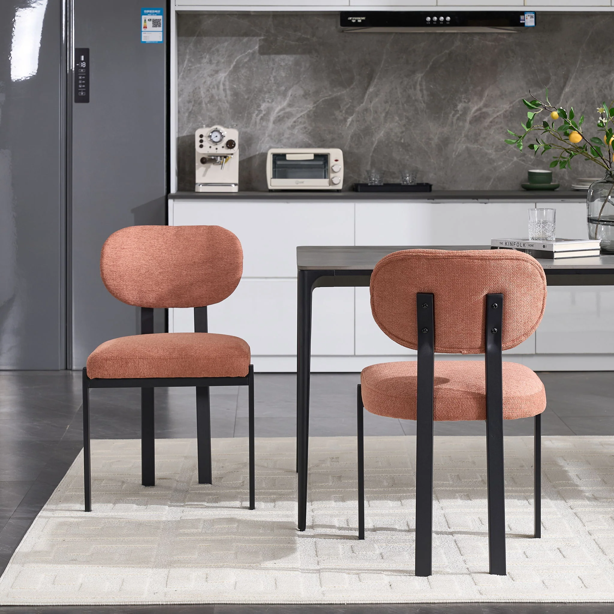 Dining Armless Chairs (Set of 2) - Image 9