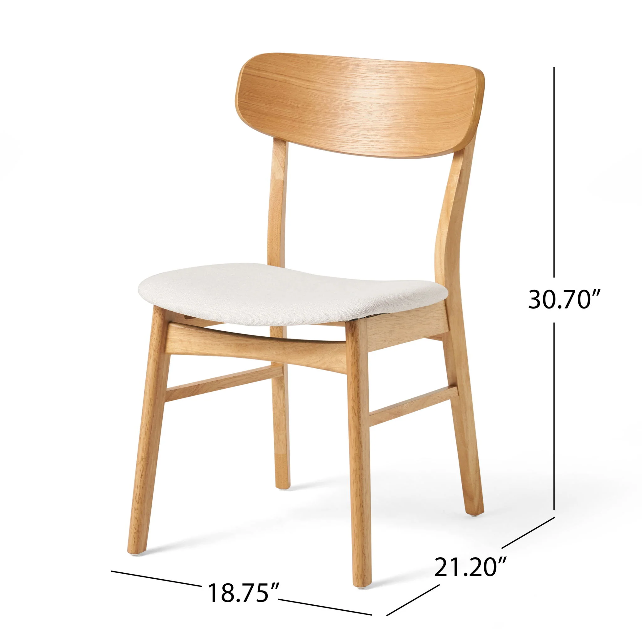 Dining Chairs With Cushioned Seat (Set of 2) - Image 10