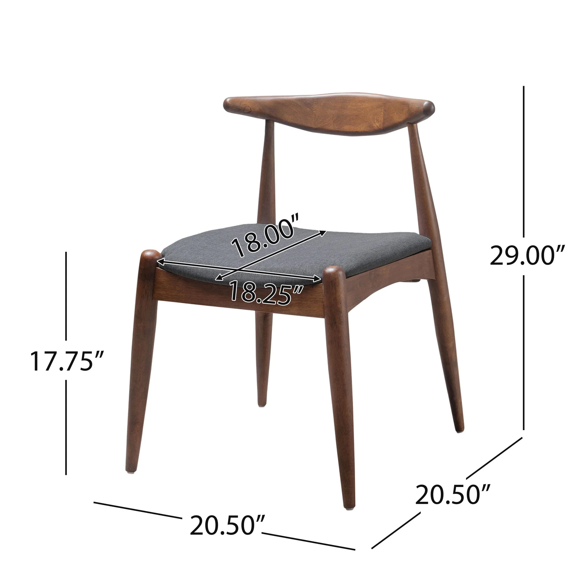 Dining Chairs With Ergonomic Backrest & Comfort Cushions (Set of 2) - Image 15