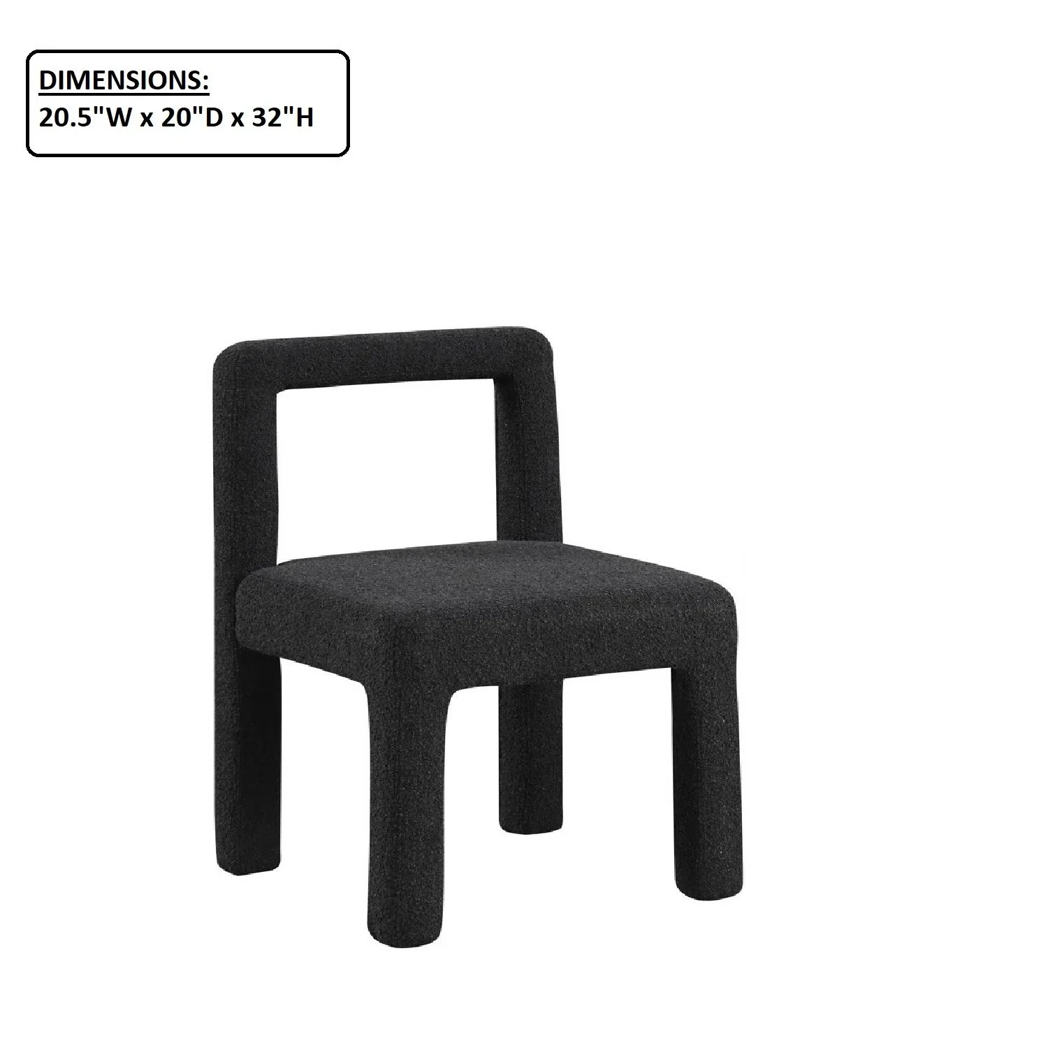 Dining Chairs With Square Open Back (Set of 2) - Image 10