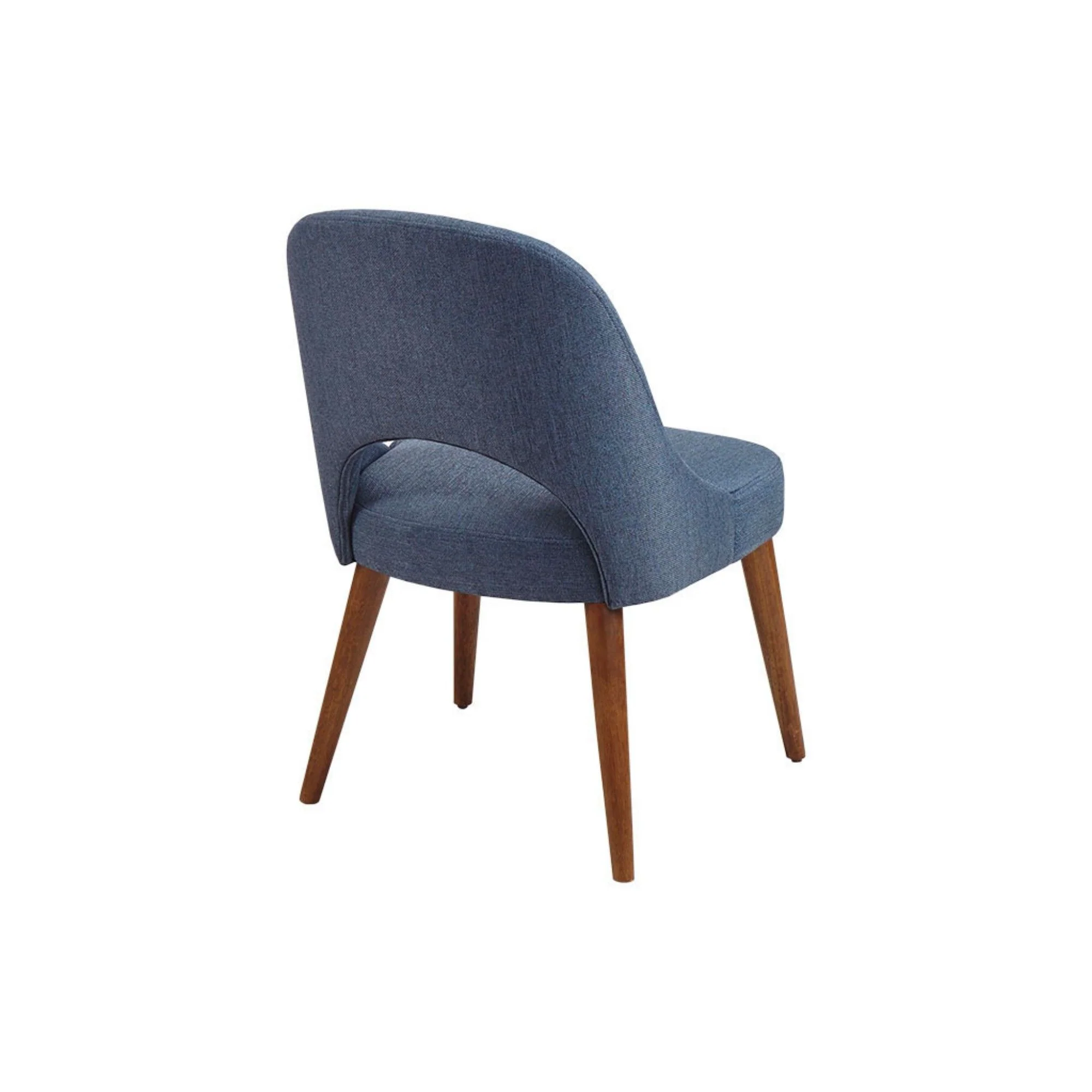 Dining Side Chair Upholstered Textured (Set of 2) - Navy - Image 3