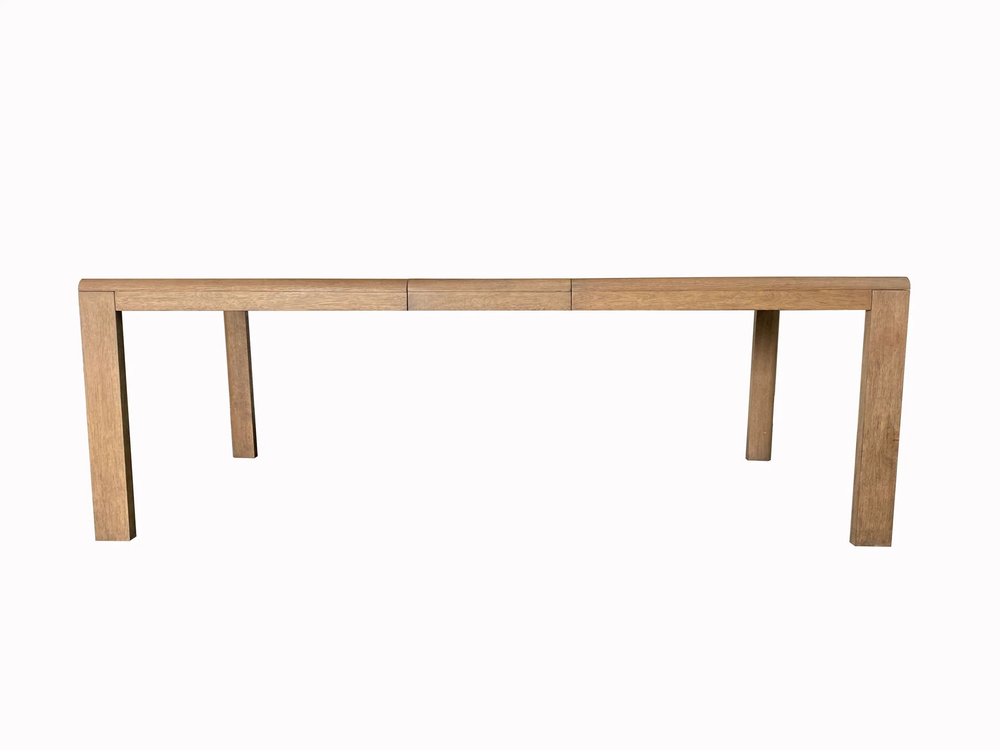 Dining Table With Leaf - Light Brown - Image 5