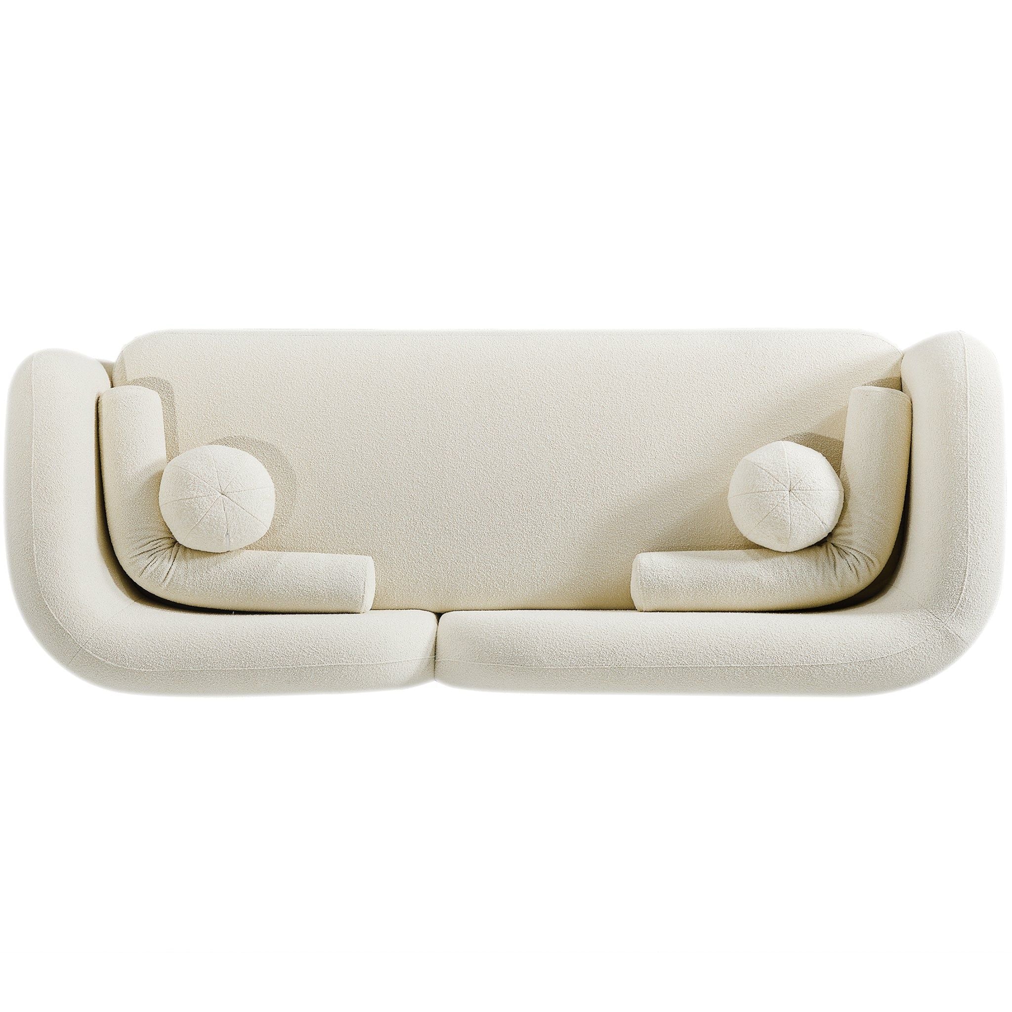 Donna - Japandi Design Boucle Sofa - Image 4