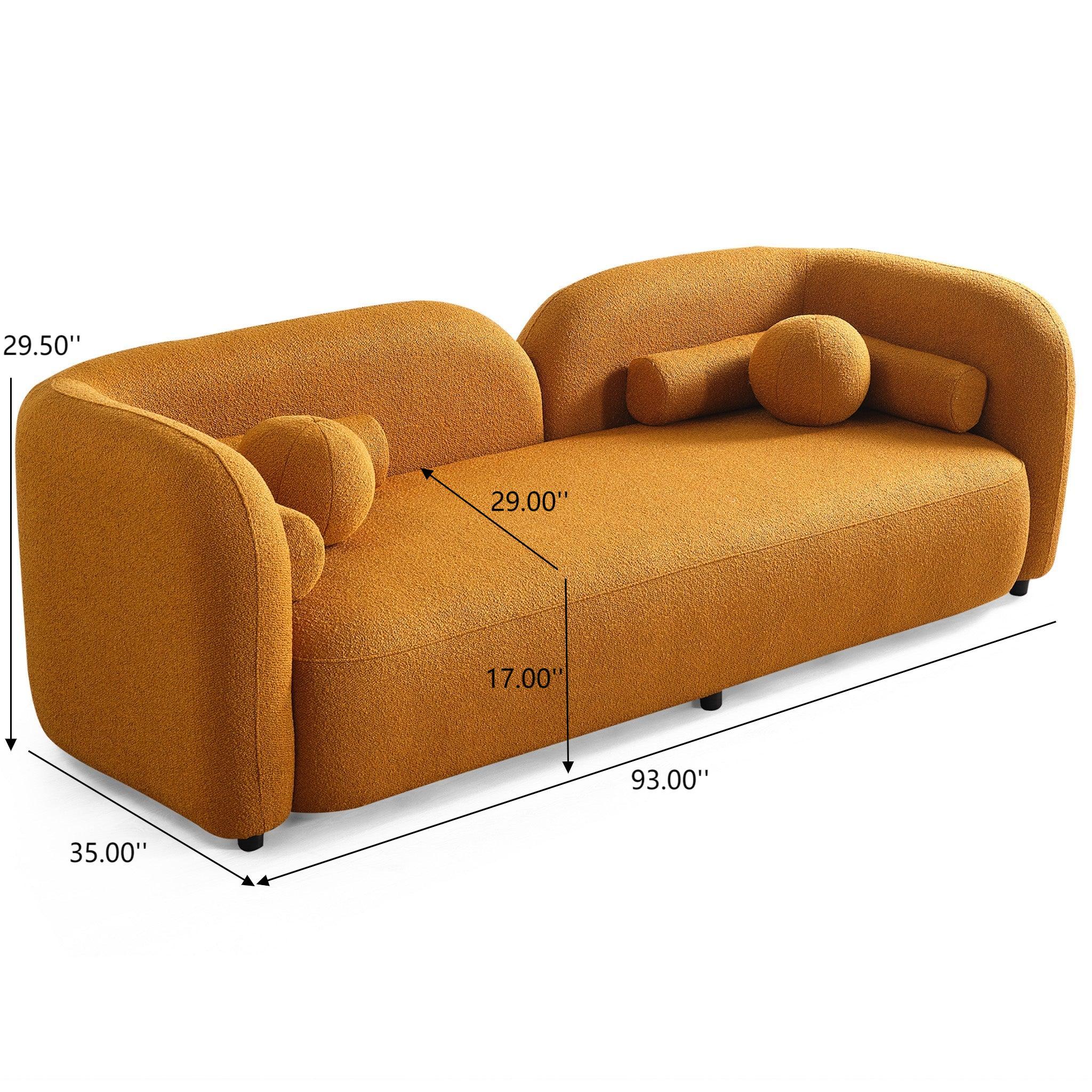 Donna - Japandi Design Boucle Sofa - Image 9