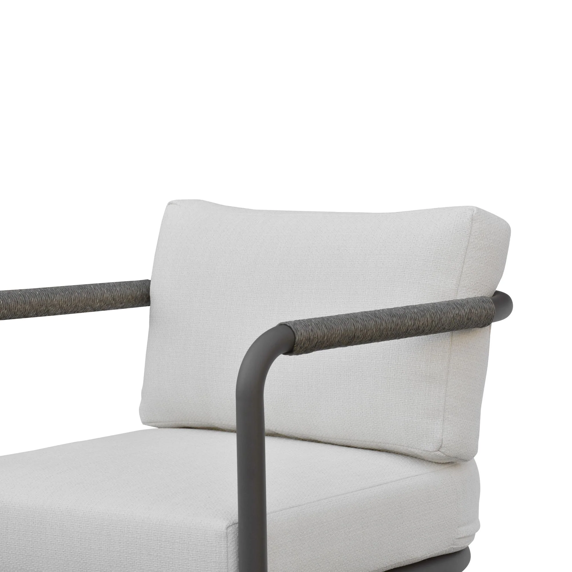 Dorado - Outdoor Club Chair - Off-White / Gray - Image 5