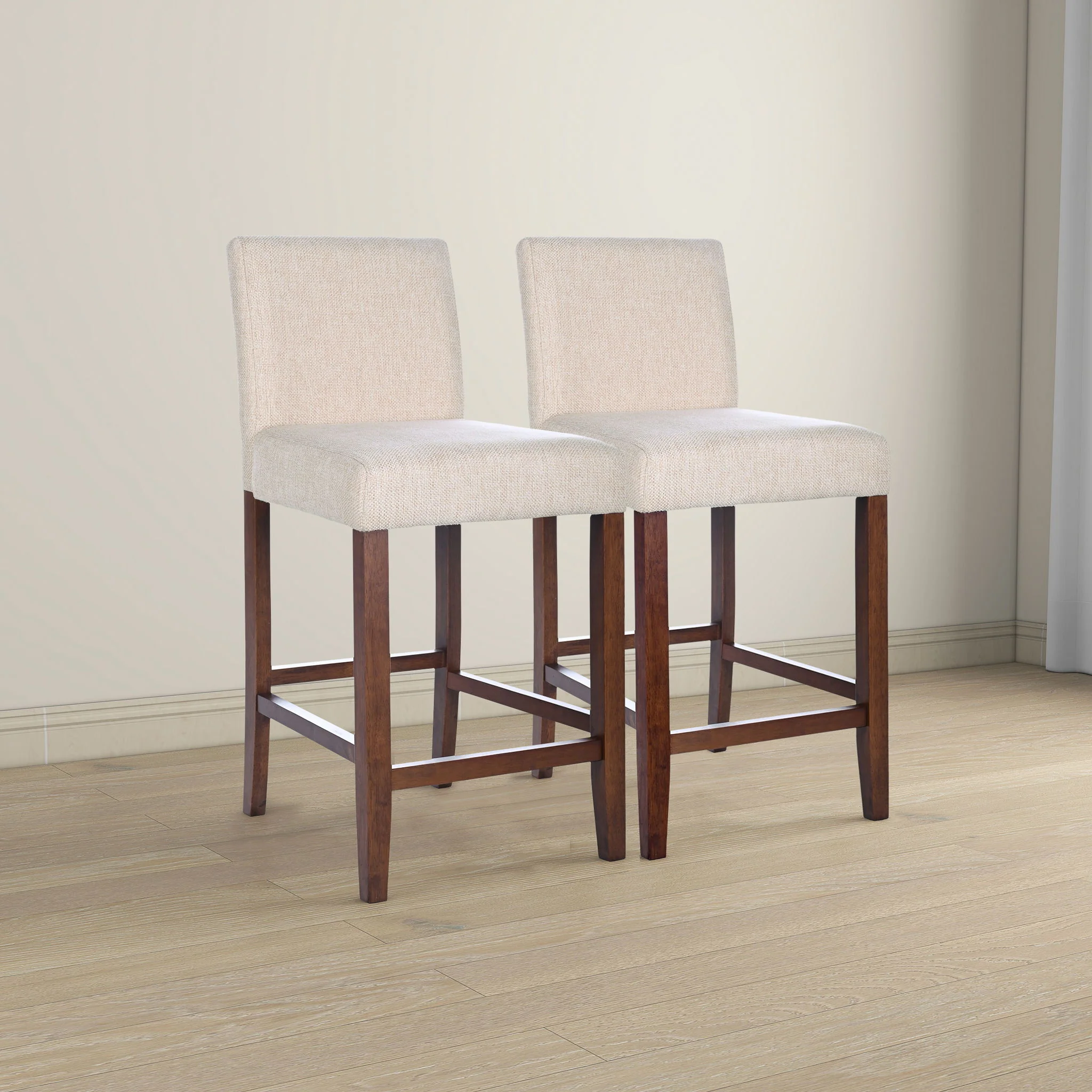 Dorian - Counter Chair (Set of 2) - Beige - Image 6