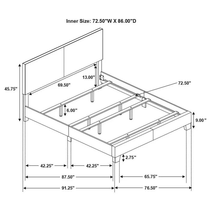 Dorian Upholstered Panel Bed - Image 107