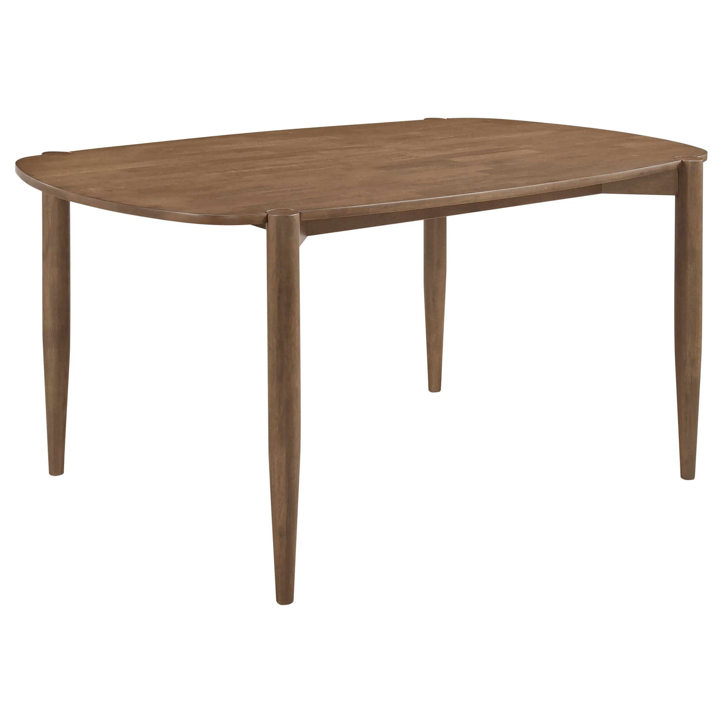 Dortch 5-Piece Oval Walnut Wood Dining Set - Image 2
