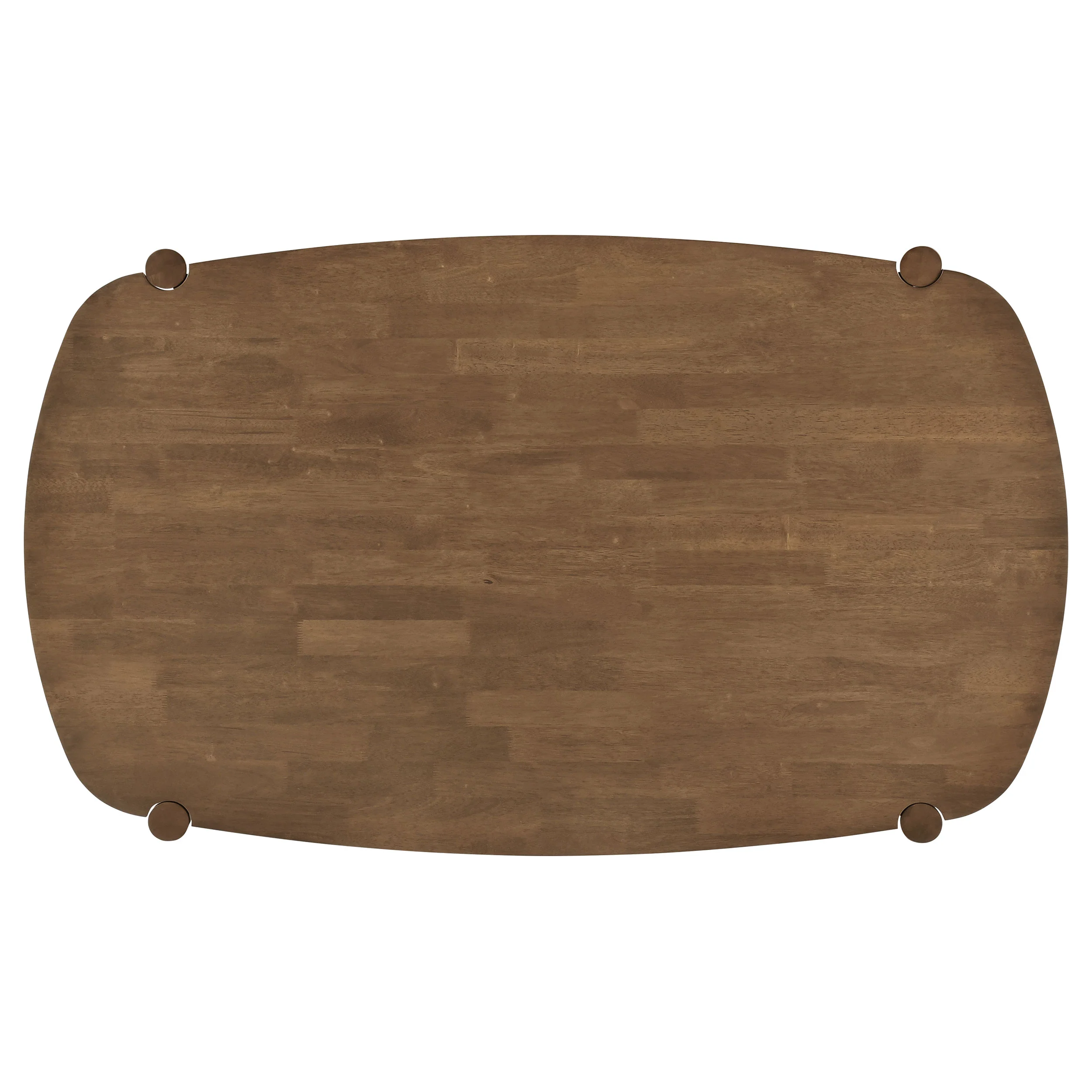 Dortch Oval 63-Inch Solid Wood Dining Table in Walnut - Image 4
