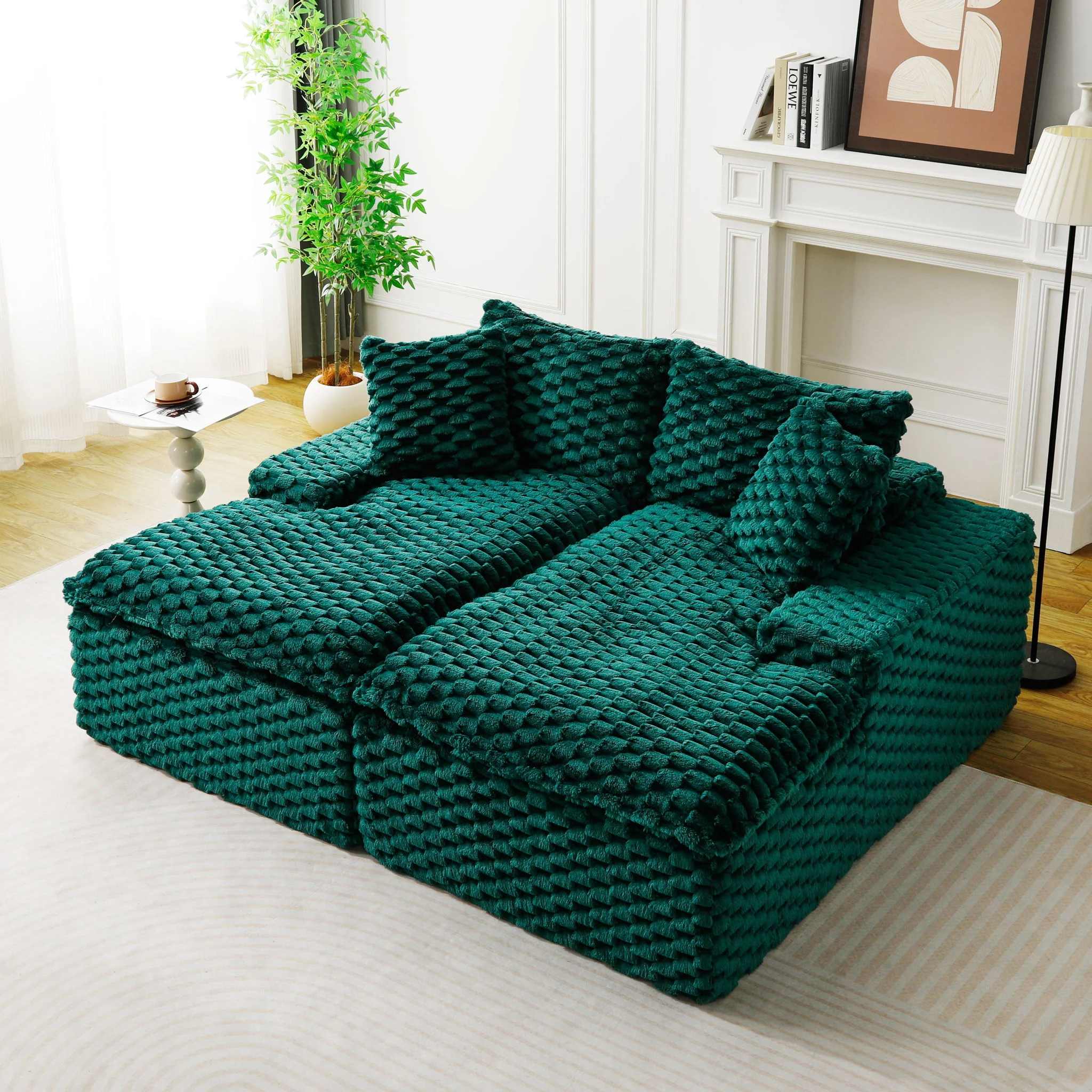 Double Chaise Lounge With Full Compressed Sponge - Image 12
