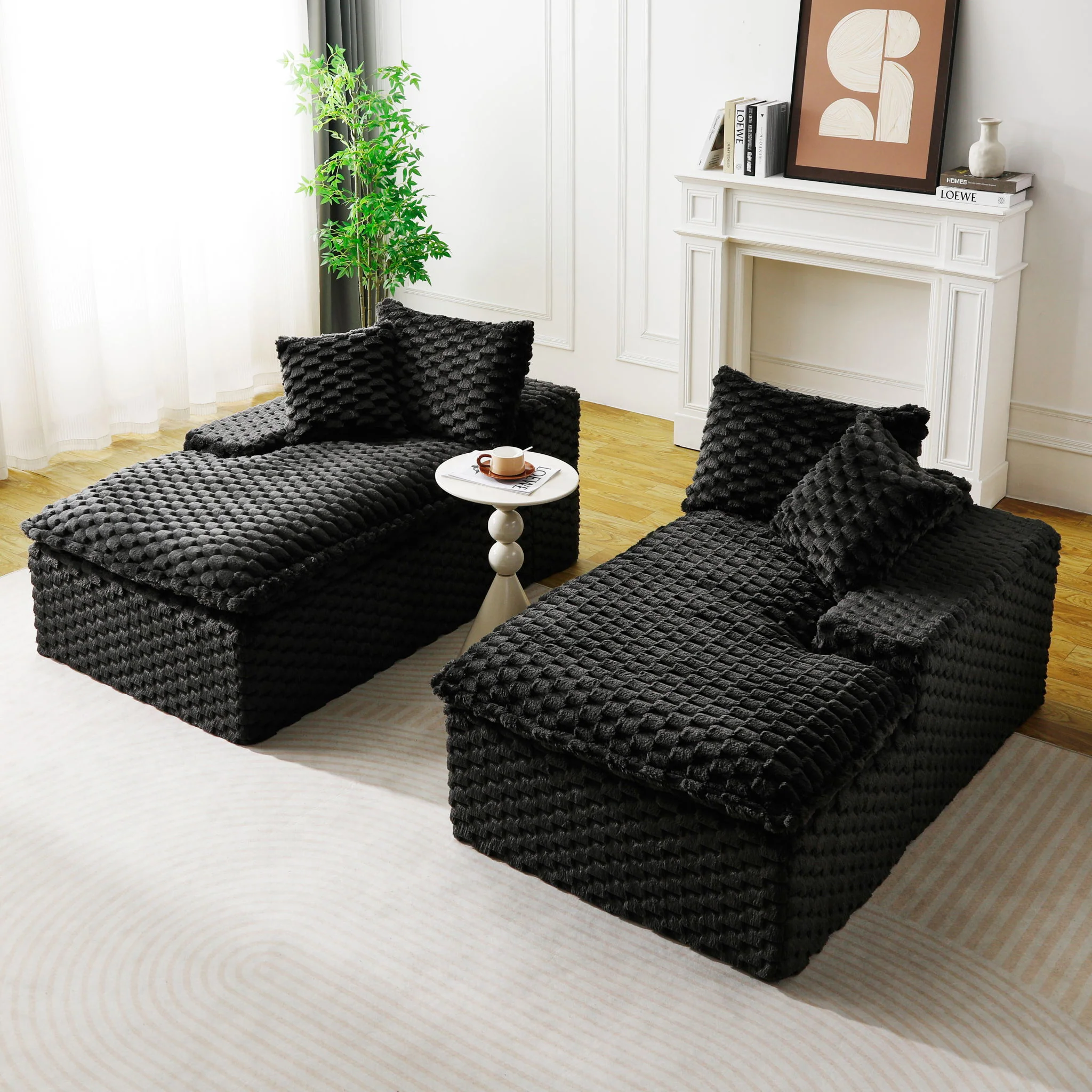 Double Chaise Lounge With Full Compressed Sponge - Image 13