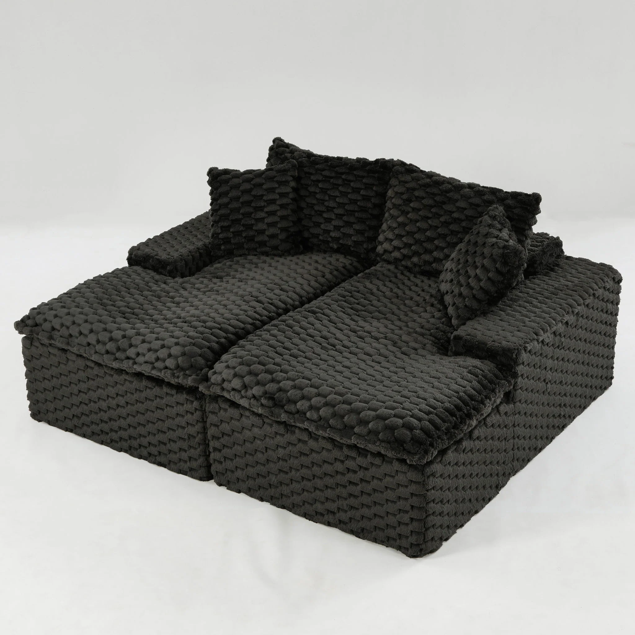 Double Chaise Lounge With Full Compressed Sponge - Image 2