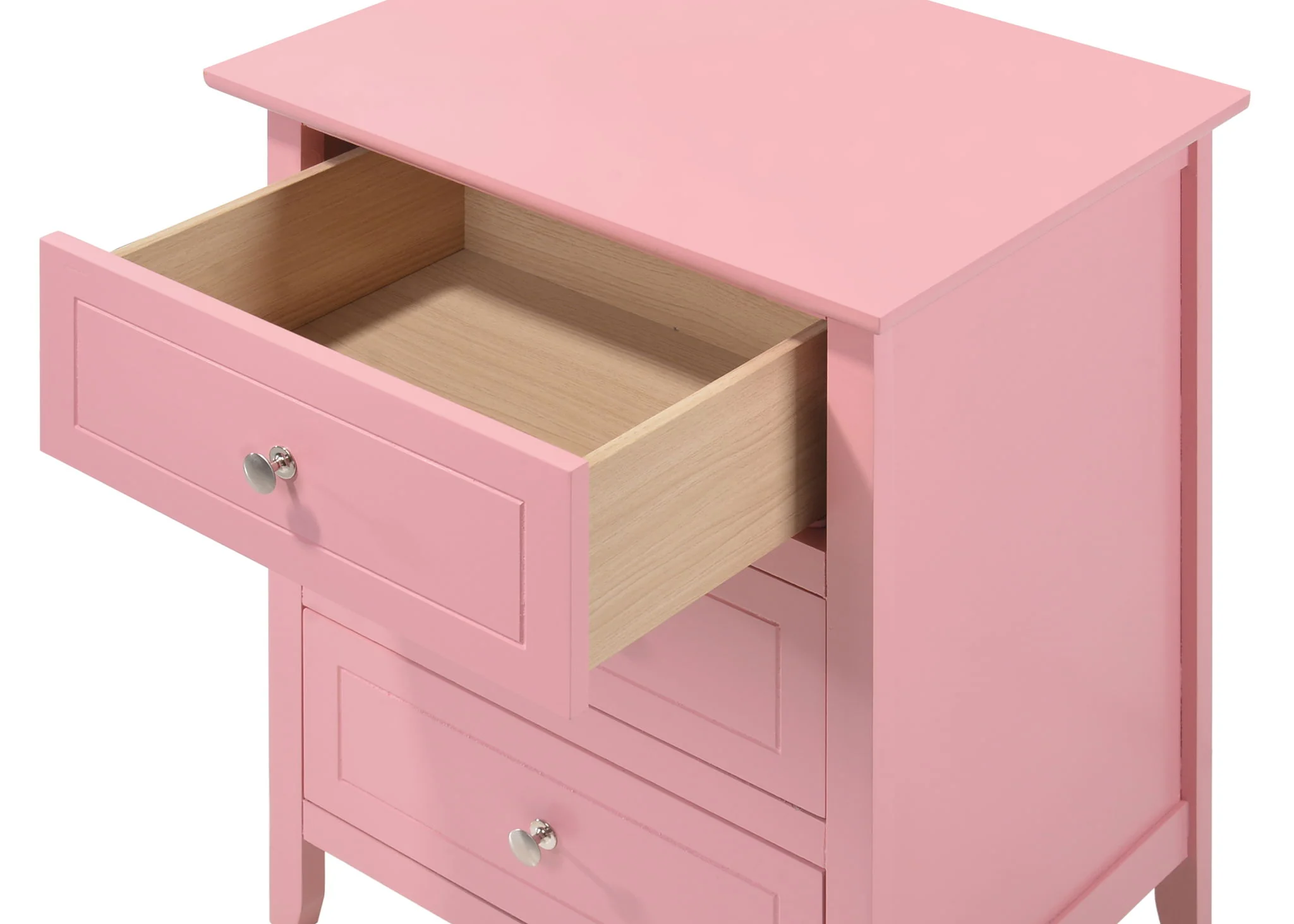 Dove Tailed Drawers 3 Drawer Nightstand - Image 9