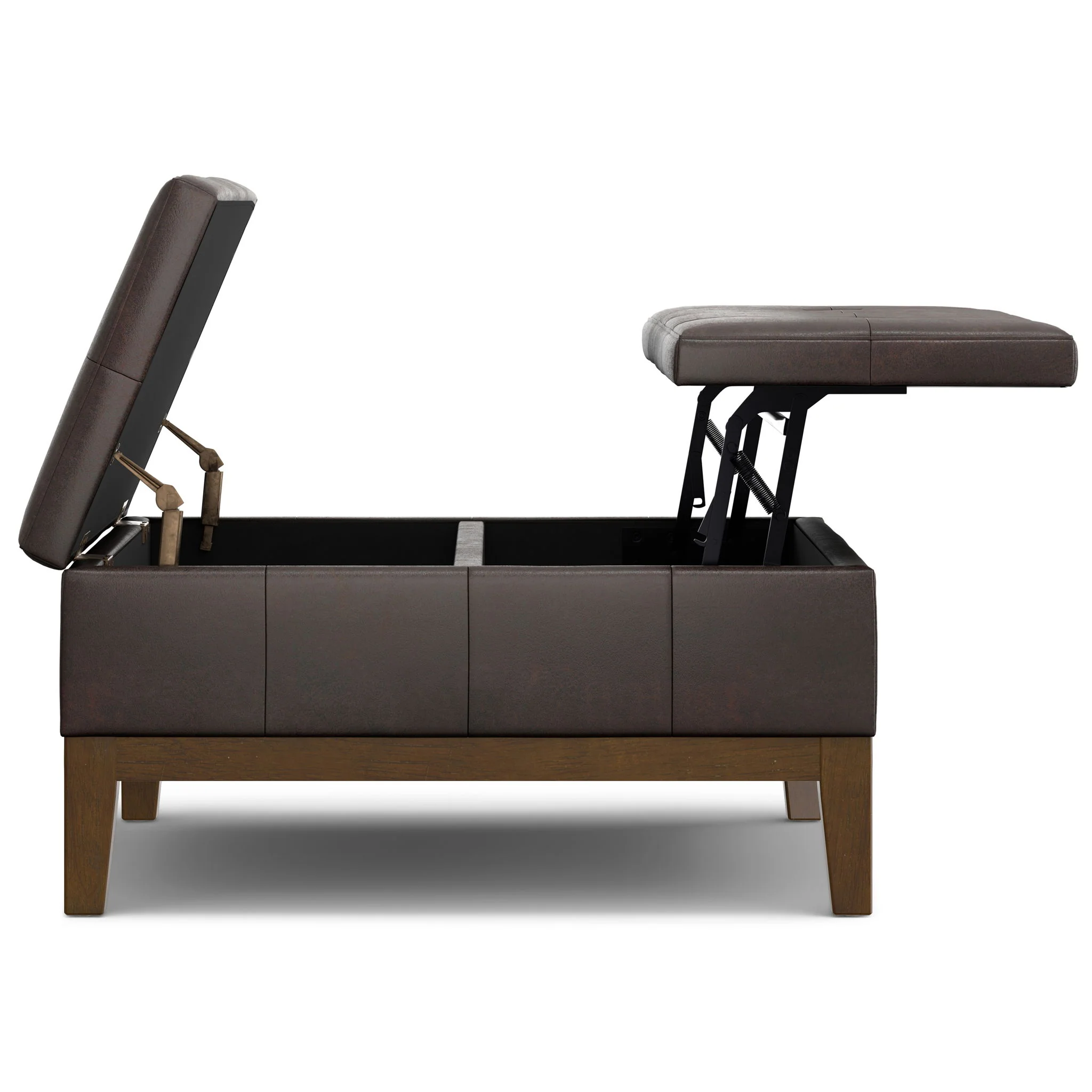 Dover - Multifunctional Lift Top Coffee Table Storage Ottoman - Image 16
