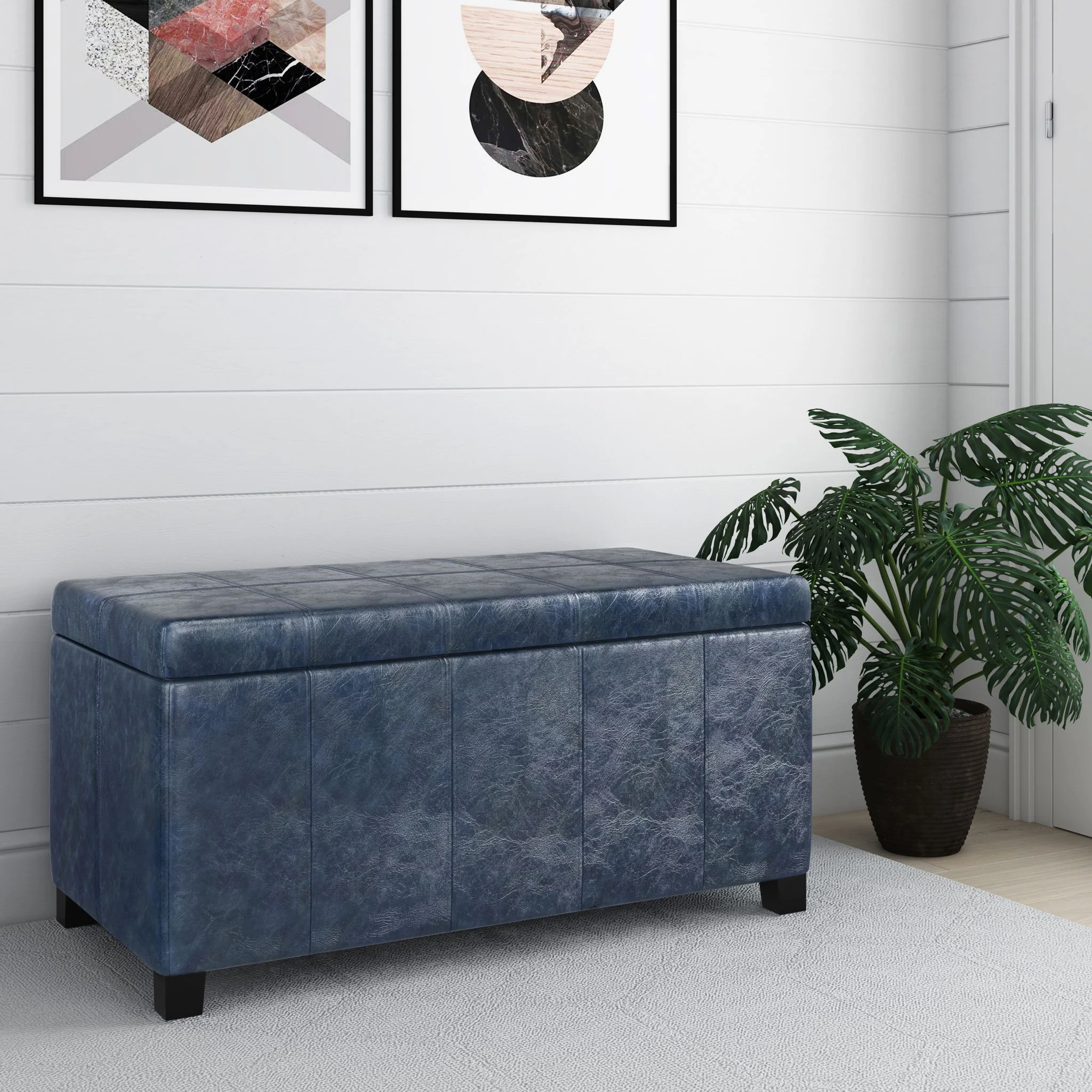Dover - Upholstered Storage Ottoman Bench - Image 42