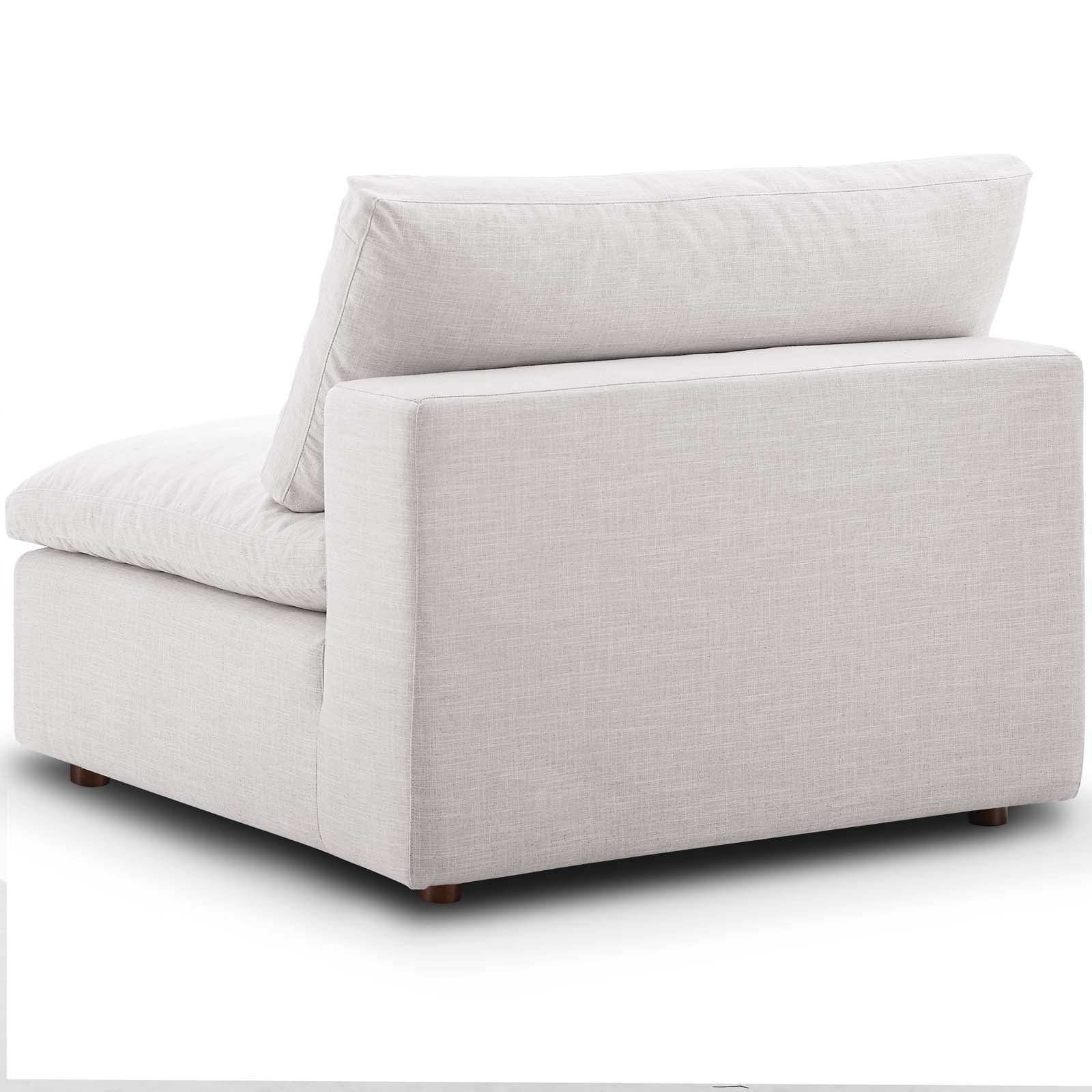 Down Filled Overstuffed Armless Chair – 39 Inch - Image 14