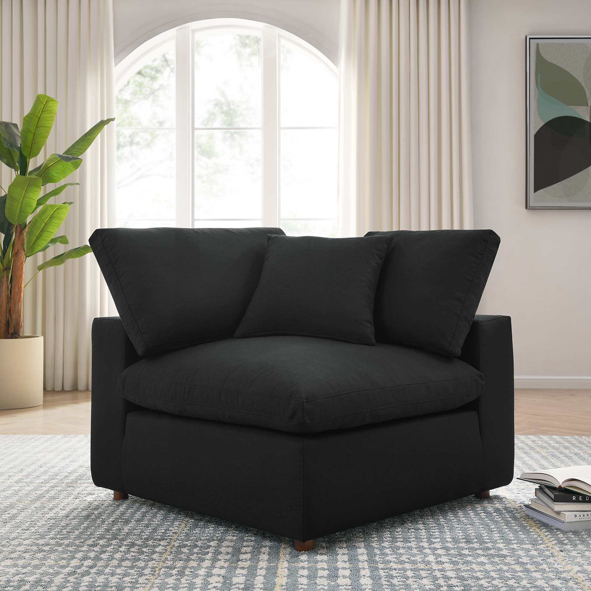 Down Filled Overstuffed Corner Chair – 40 Inch - Image 6