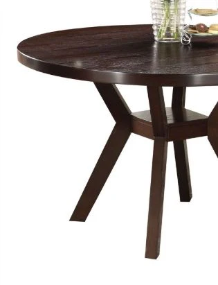Drake - 5 Pieces Dining Room Set - Espresso / Gray - Image 3