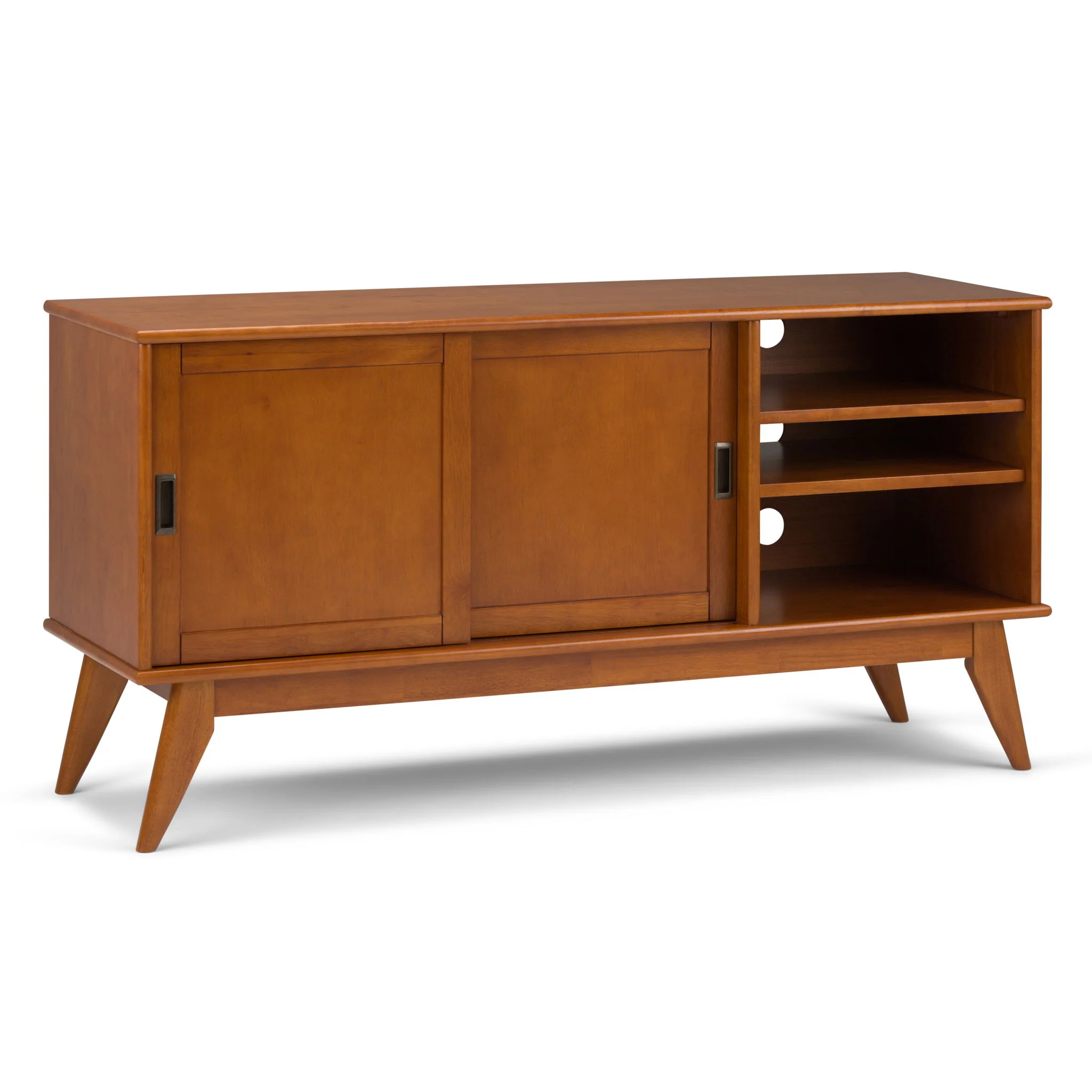 Draper - Handcrafted Mid Century Low TV Media Stand - Image 2